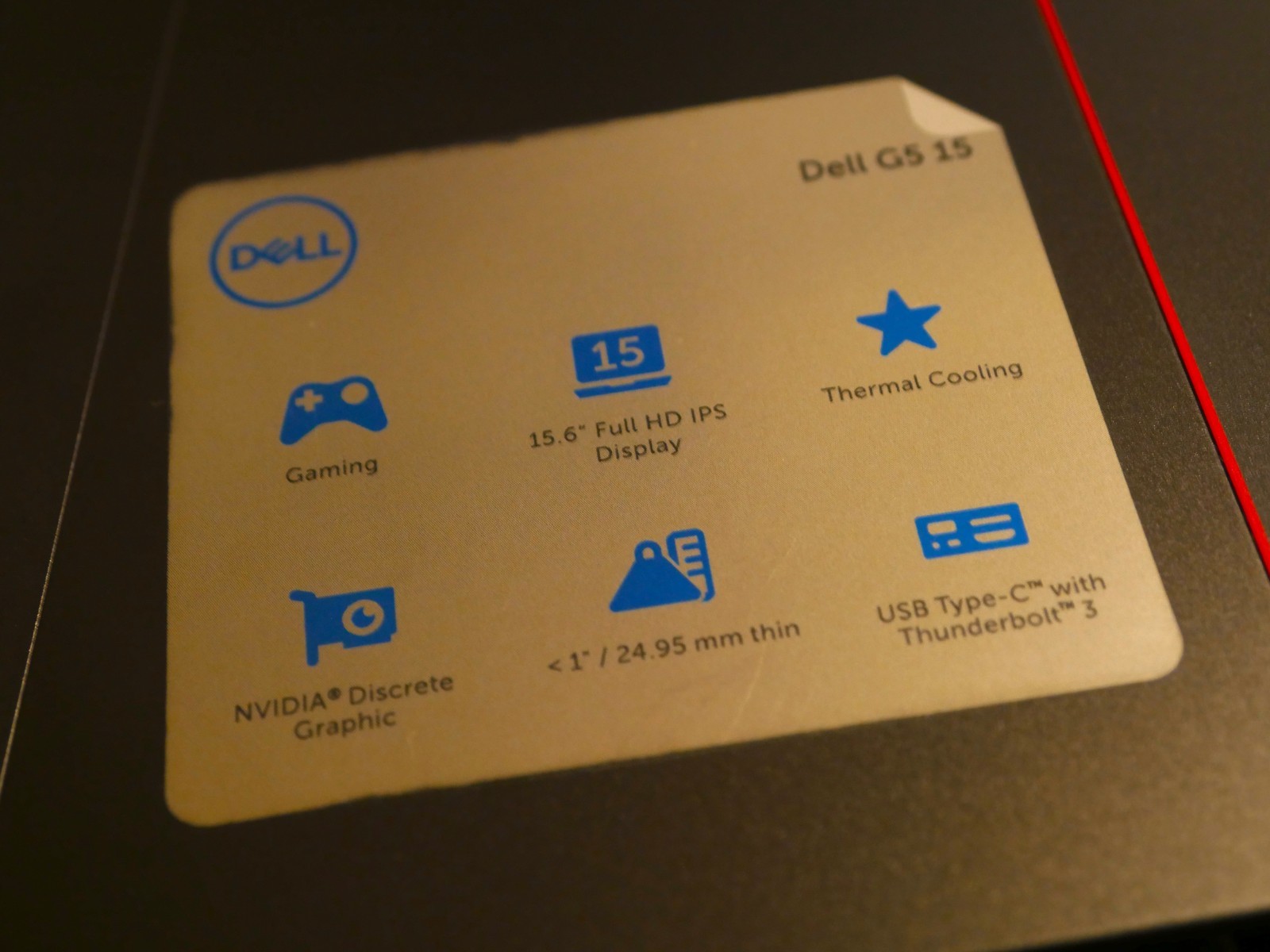Dell G5 15 Gaming Laptop (GTX 1060 6GB MAX-Q, i7-8750H, 16GB RAM – 512GB SSD)