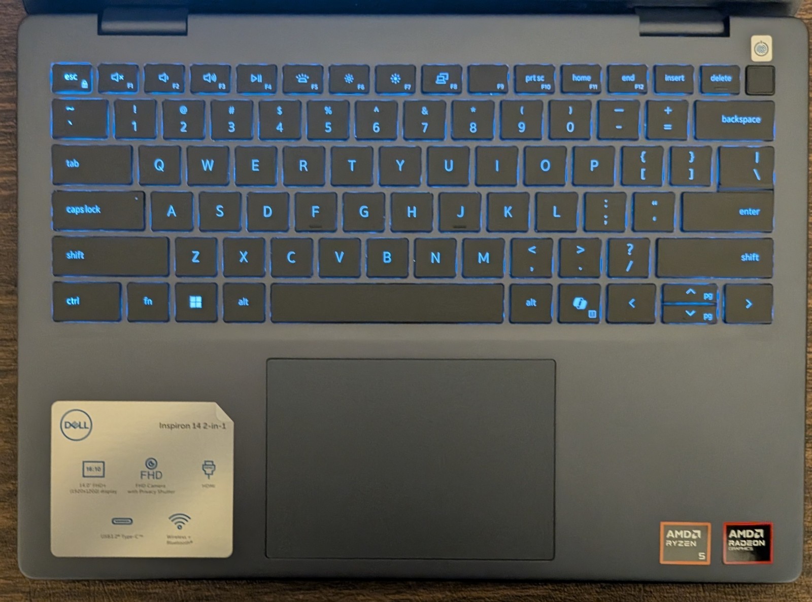 Dell Inspiron 14 7445 2-in-1 FHD+ Touch (AMD Ryzen 5 8640HS, 8GB/512GB SSD) Blue