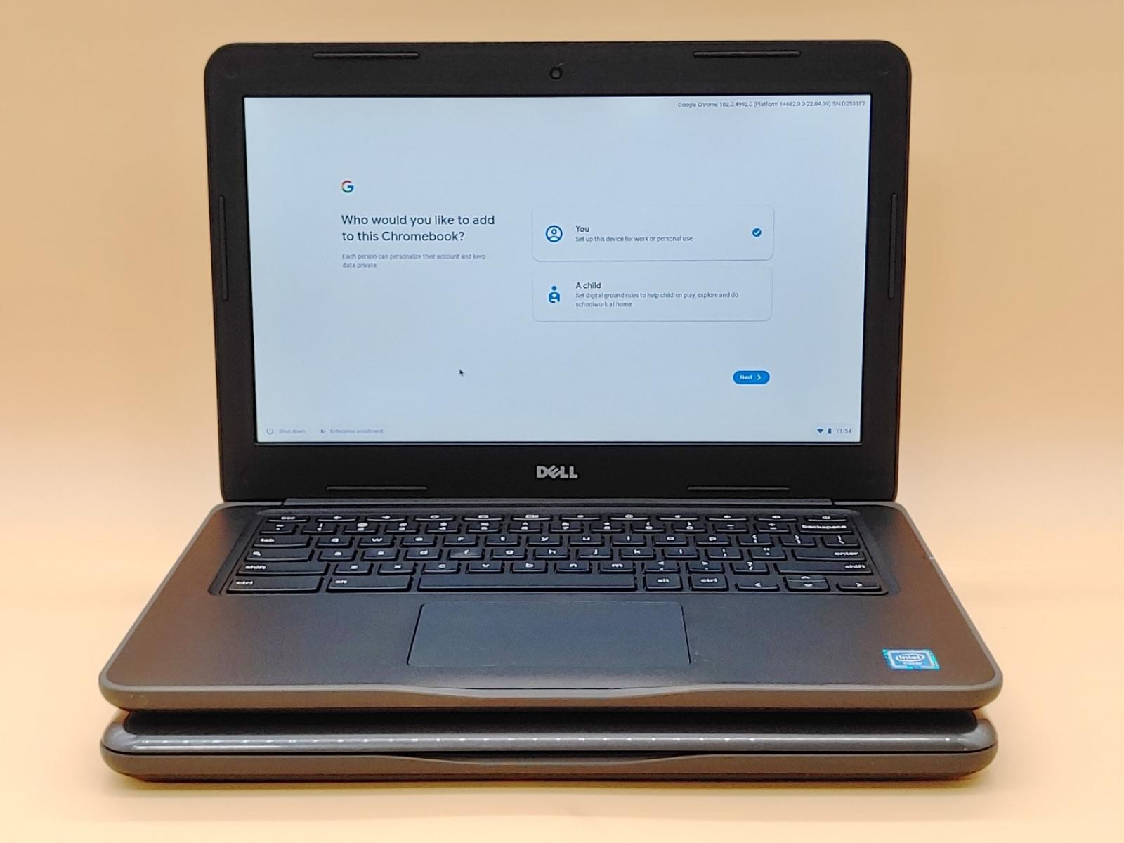 LOT of (2) Dell Chromebook 13 3380 Celeron 3855U✔4GB✔16GB eMMC✔ChromeOS✔*NO A/C*