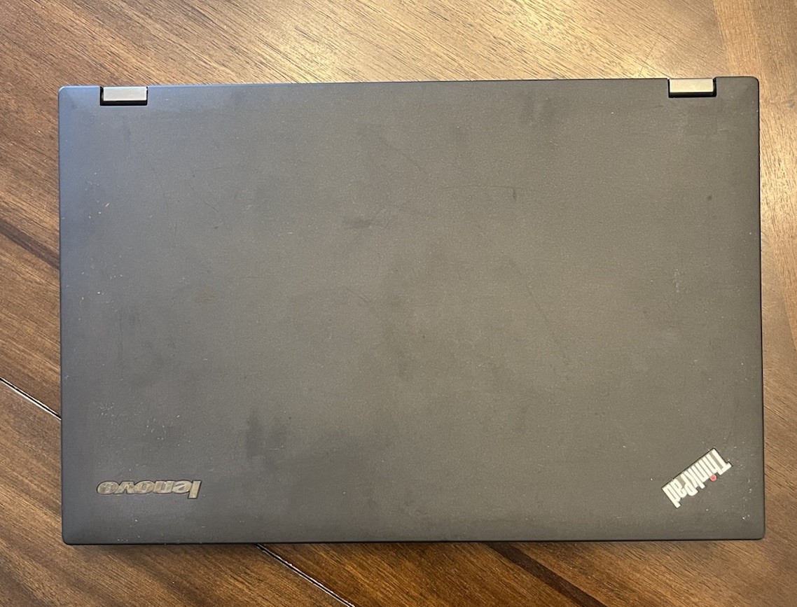 Lenovo Thinkpad T540p Laptop i5-42100. 2.6GHz 12GB 256GB SSD. Working. Win 11