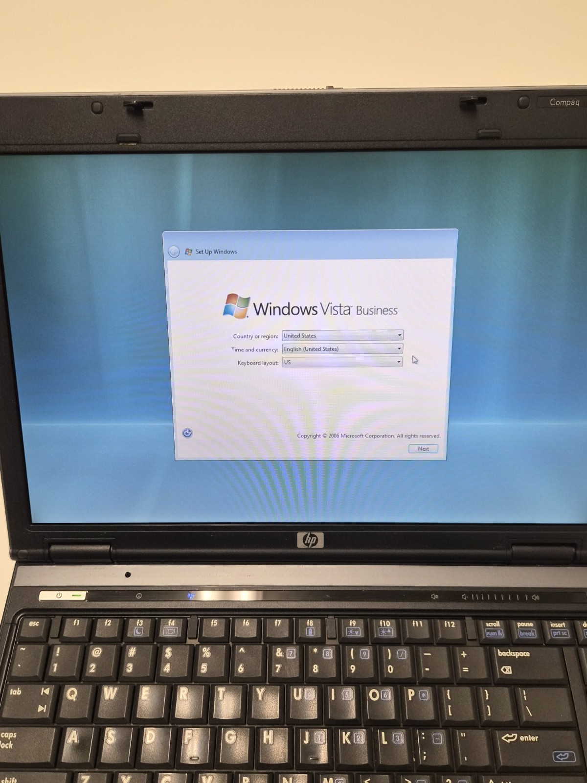 HP Compaq 6515b AMD TURION 64 X2 TL-60 2GB RAM 15.4″ 120GB SSD Vista Business
