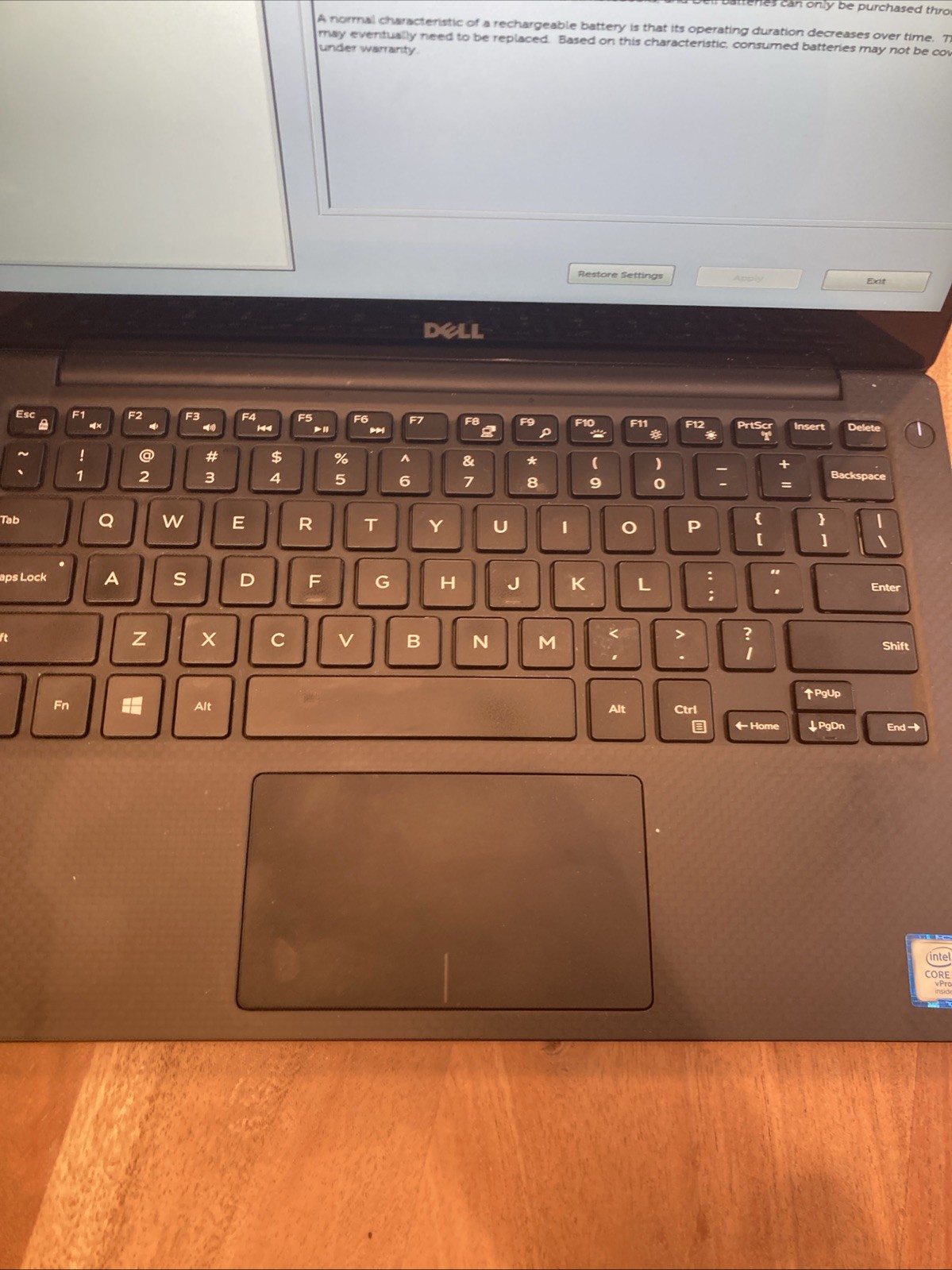 Dell XPS 13 9350 13″ Laptop Intel i7-6600U 8GB RAM No SSD Touchscreen