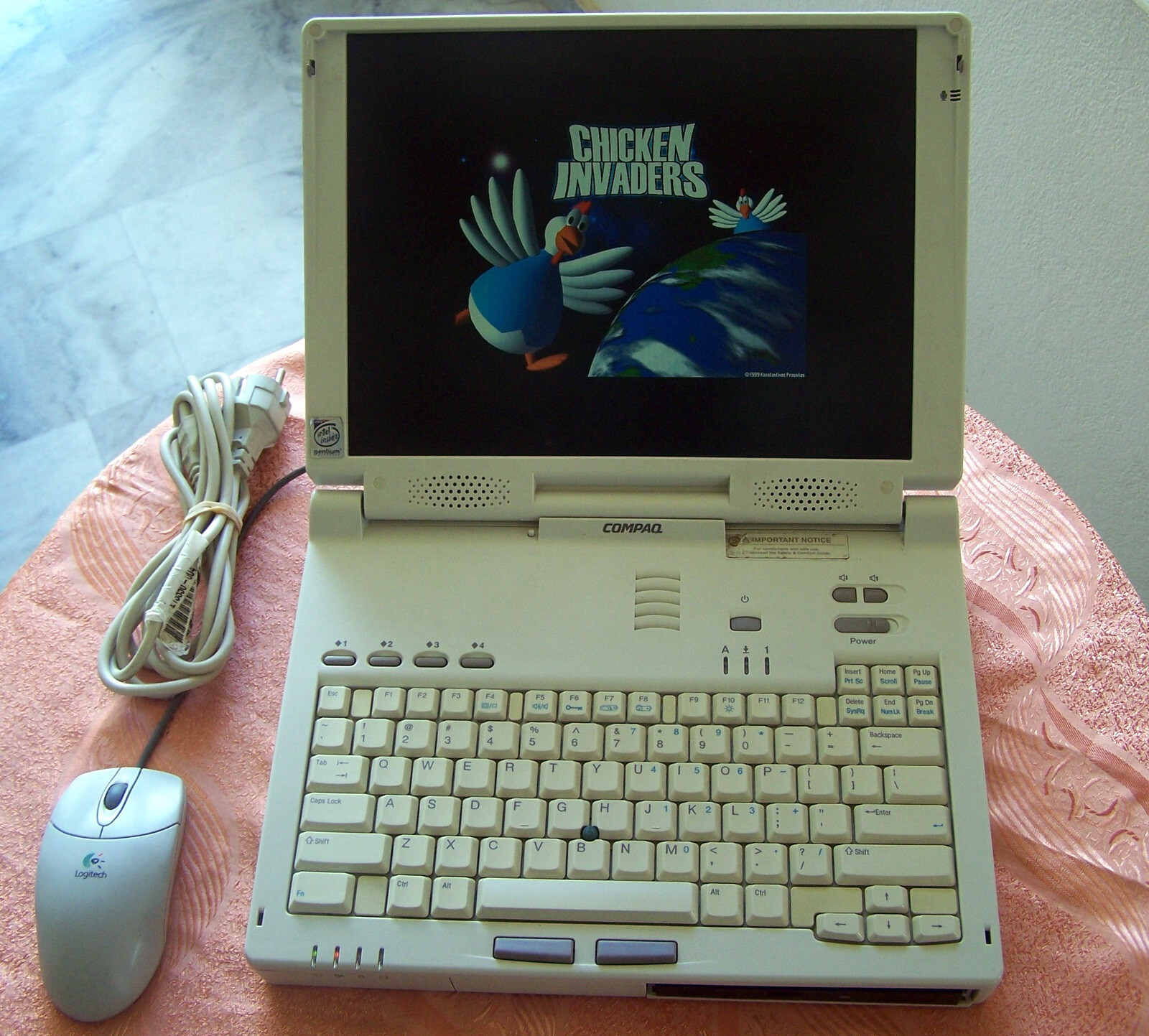 Vtg 1997 Compaq Armada 7792 Intel P2 Win-98 Serial Parallel-ΝΟ 1700 ibm dos e500