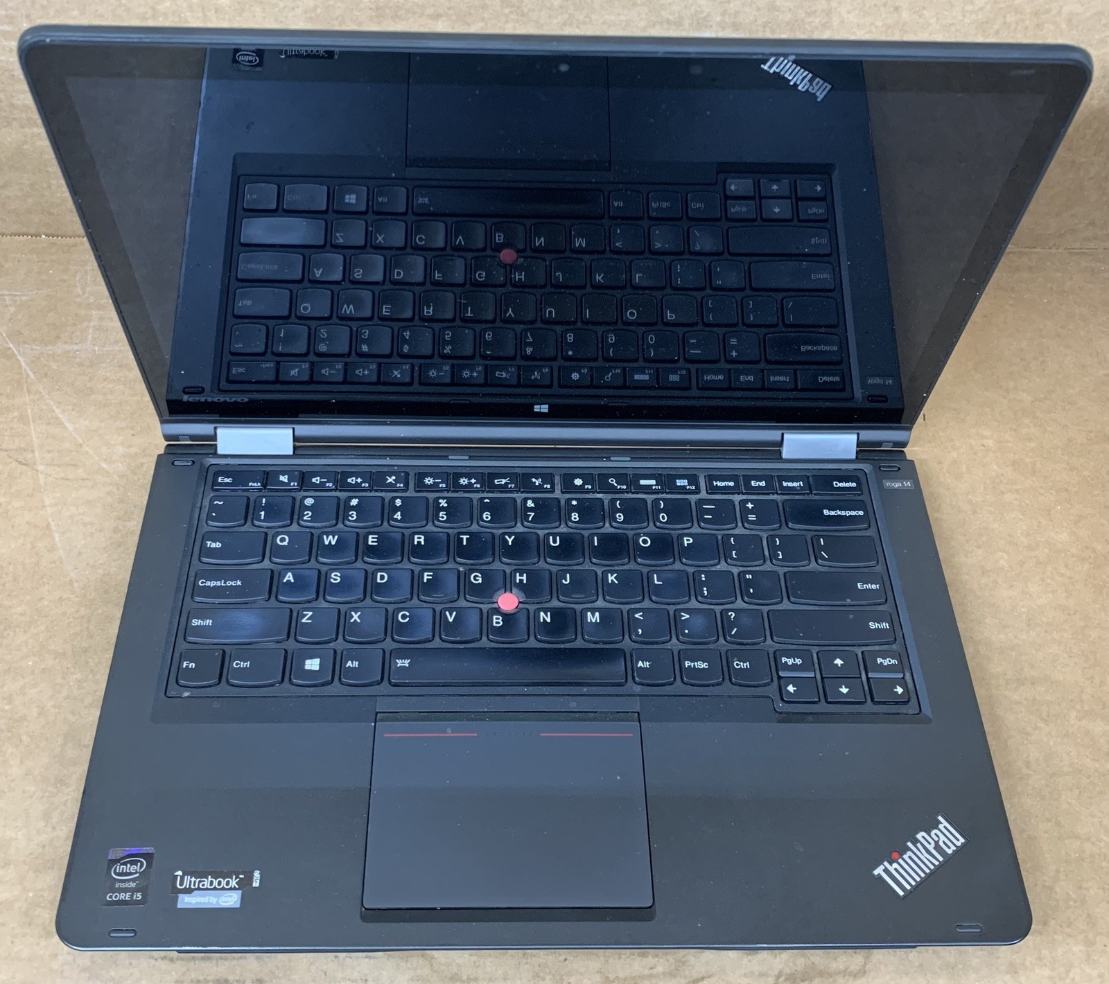 Lenovo ThinkPad Yoga 14” Intel Core i5-4210U@1.70GHz 8GB DDR3 RAM NO HDD/SSD/OS