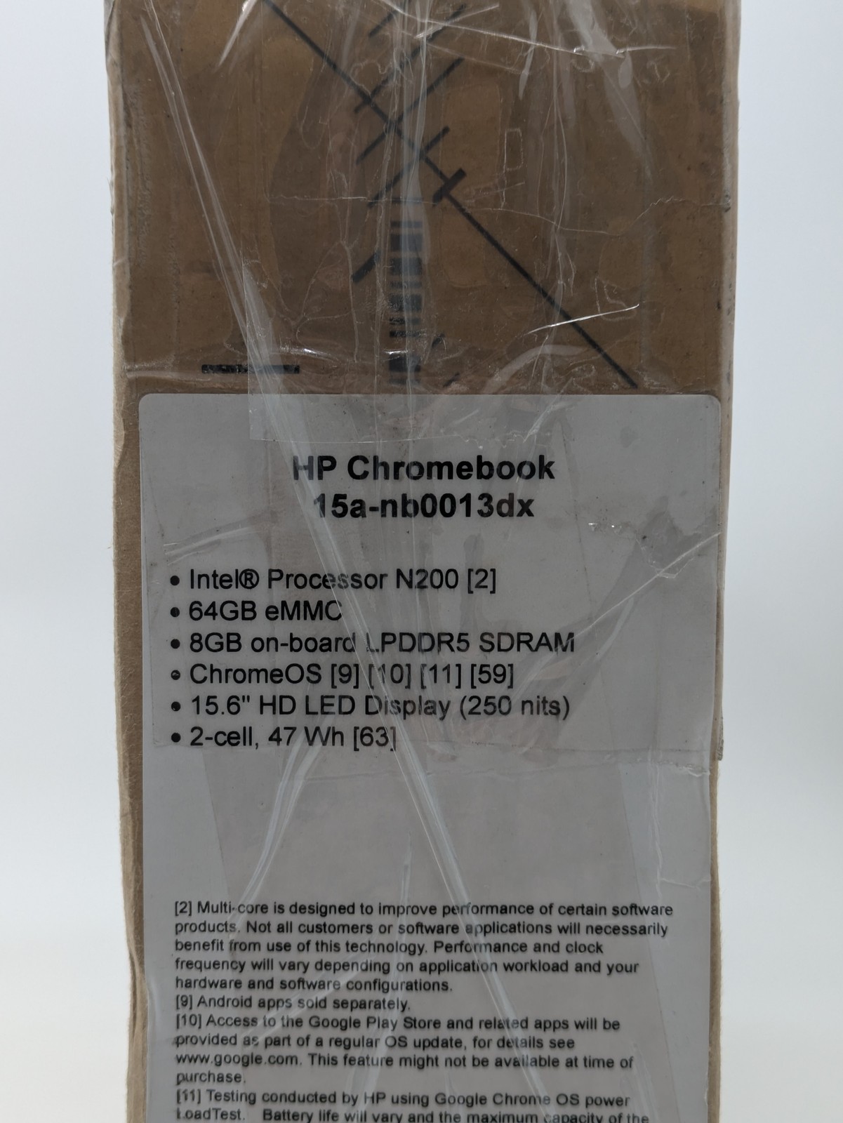 HP Chromebook 15a-nb0013dx 15.6″ Intel N200 8GB DDR5 64GB eMMC ChromeOS