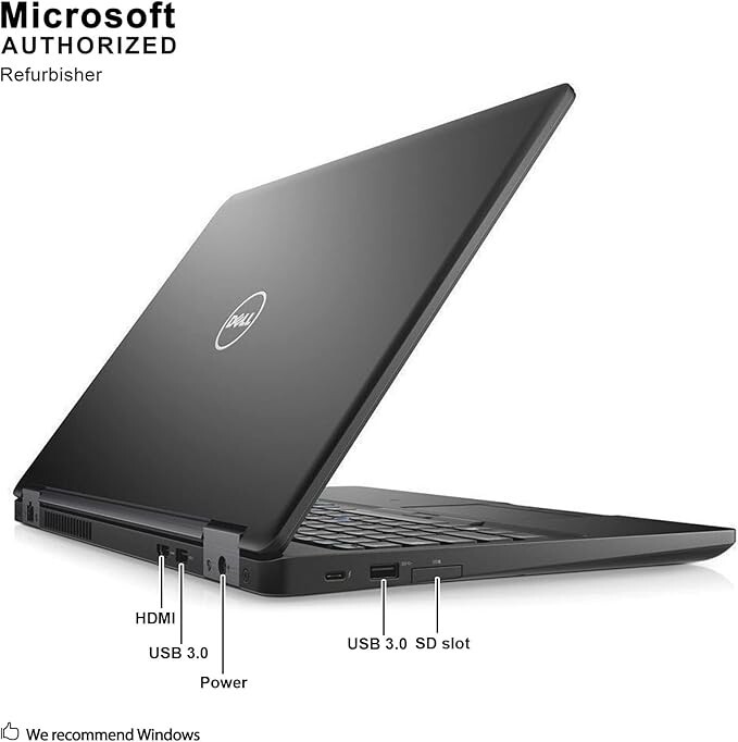 Dell 5580_Windows 11 PRO💻New 512GB M.2 SSD_16GB💻Webcam📢Backlit📢Office 2024