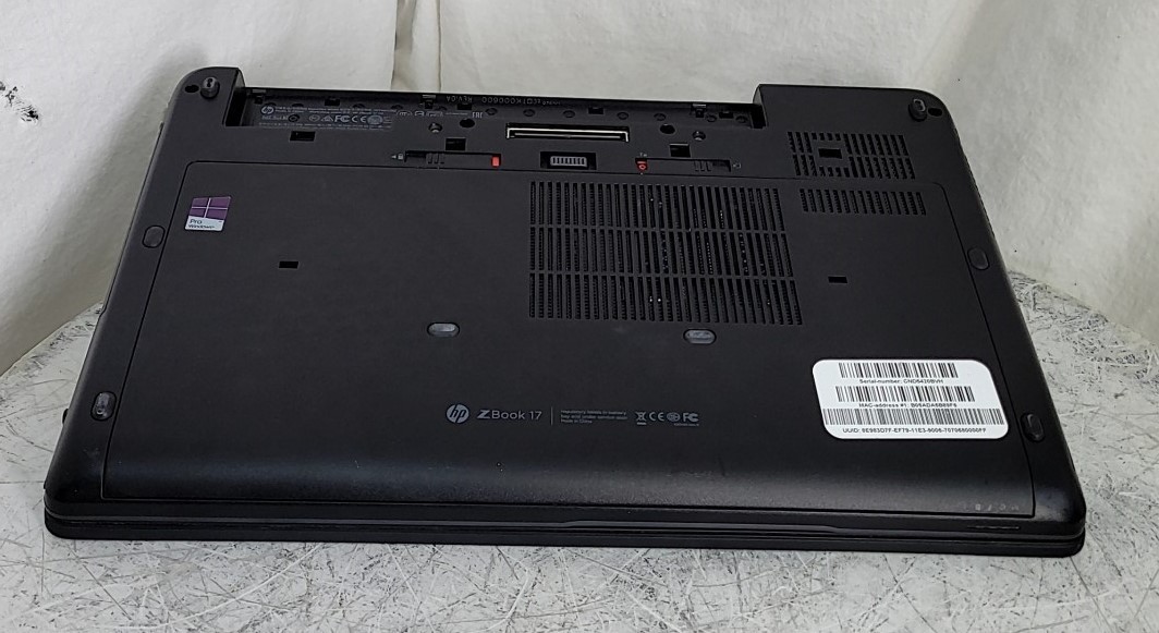 HP ZBOOK 17 G2 G6Z41AV Laptop Core I7-4910MQ 16GB 250GB SEE NOTES