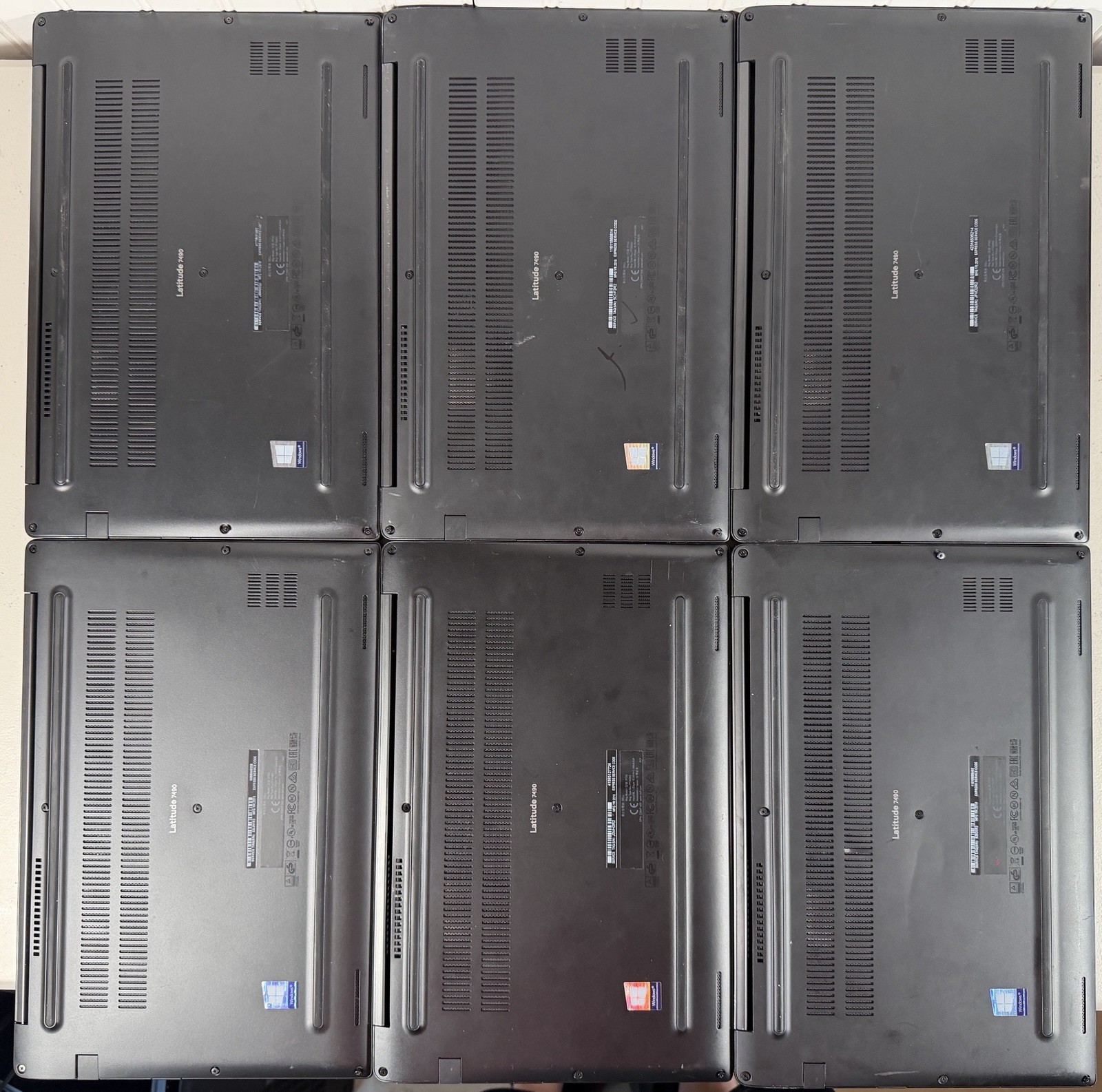 Lot of 6 Dell Latitude 7490 i7-8650u 14″ w/Webcam No RAM/BATT/SSD/OS/Charger