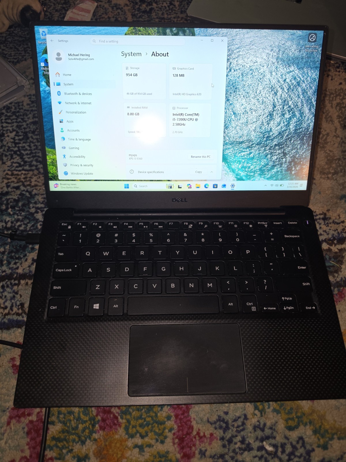Dell XPS 13 (9360) – 1TB NVMe SSD – Windows 11 – Premium Ultrabook