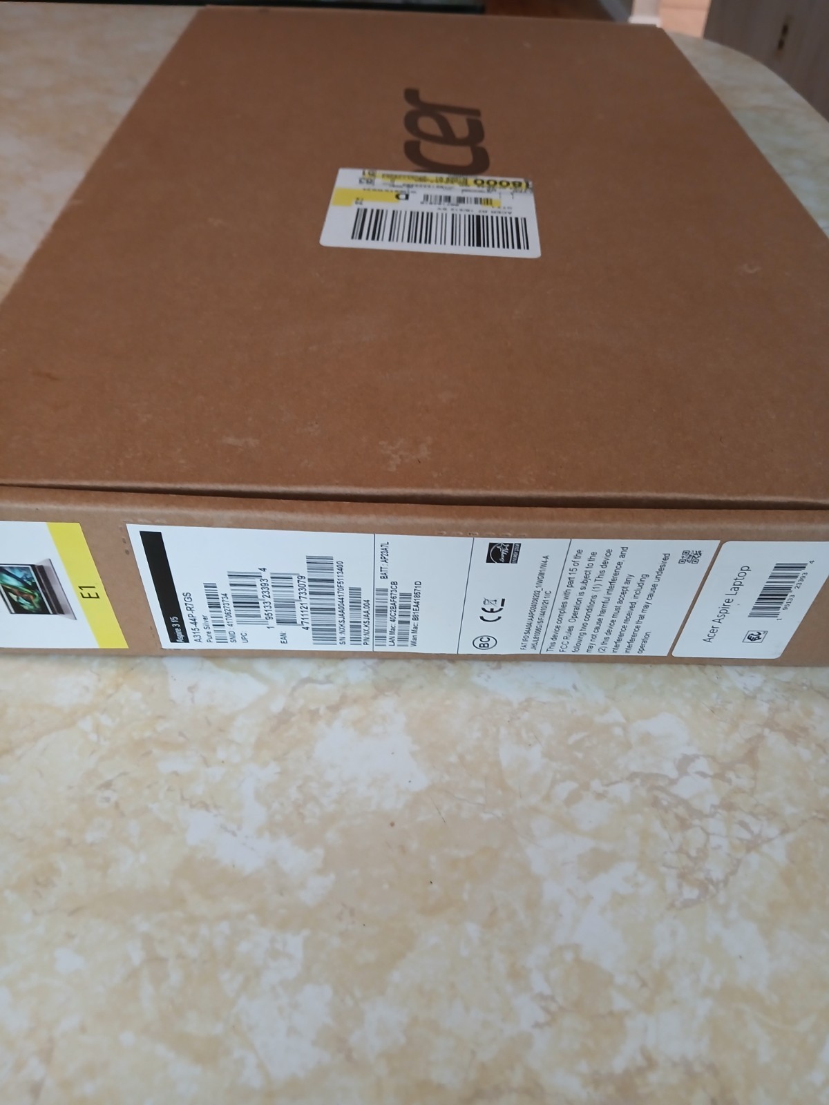 Acer Aspire 3 Ryzen 7 5700U Laptop Pure Silver
