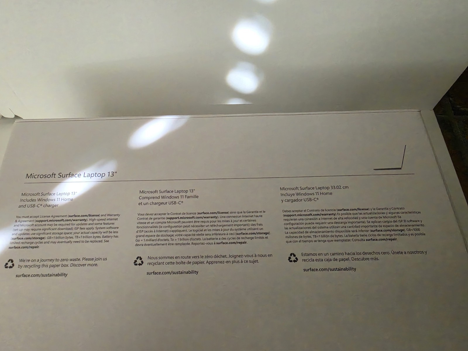 NEW Microsoft Surface Laptop 13″ 2K Touchscreen Snapdragon X Plus 8 core 256 GB