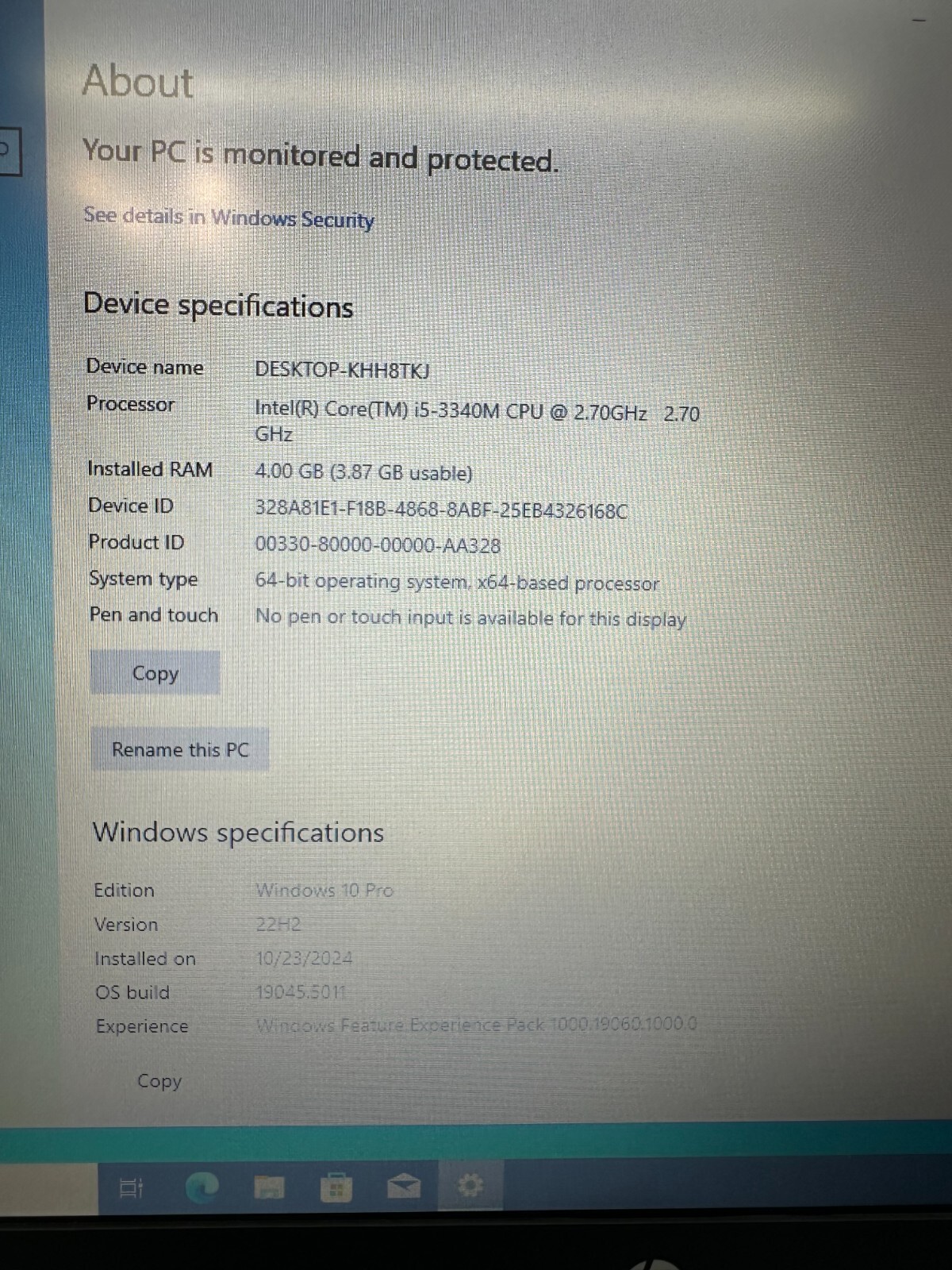 Laptop, Hp EliteBook 8470P, 14 in, İ.Core İ5 3340M CPU (4TH GENERATION) 320HDD