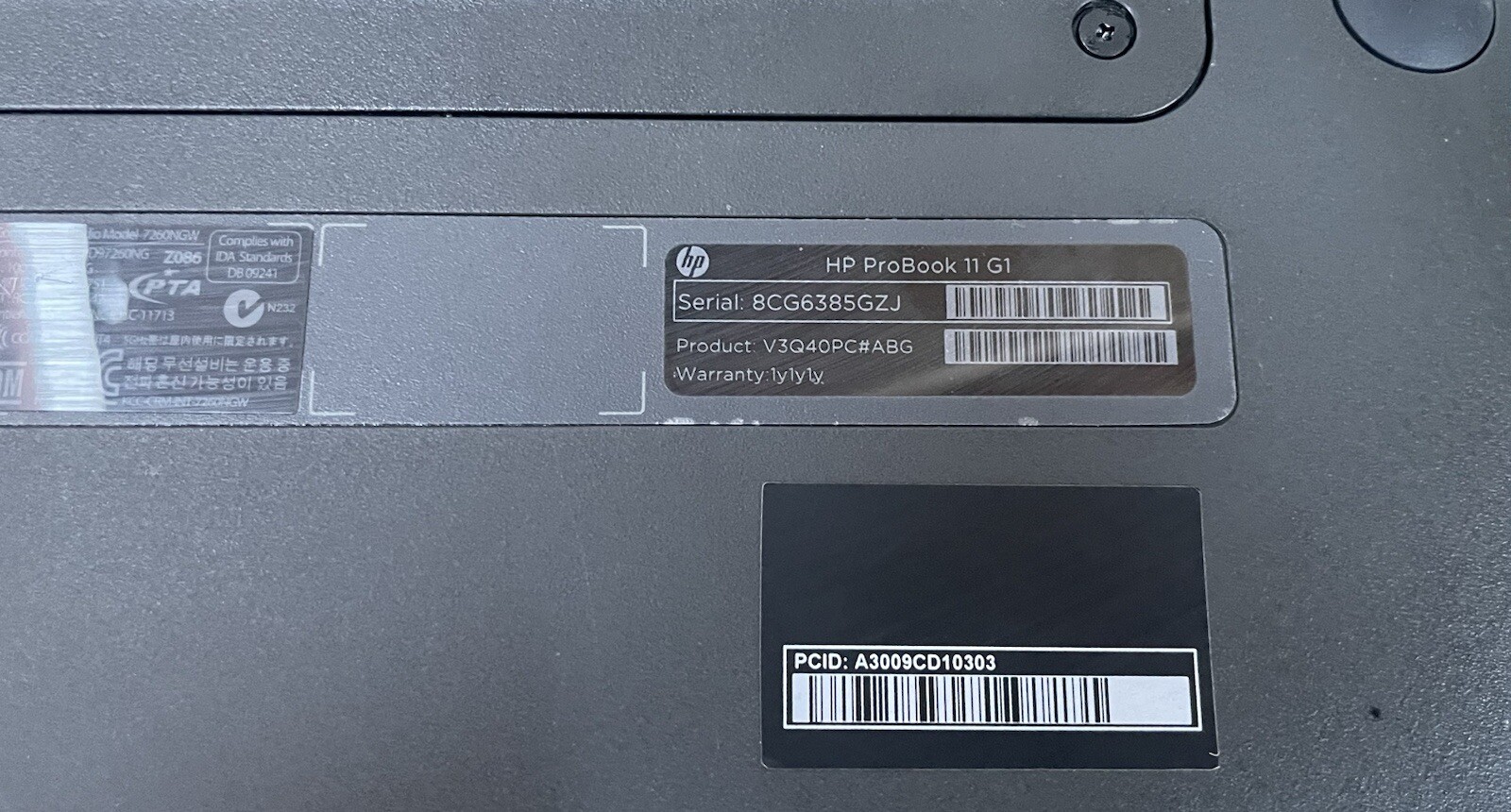 HP Probook 11 G1 Laptop 11.6″ i3-5005U@2.00GHz NO HDD NO RAM