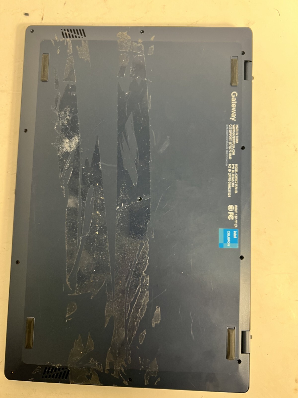 Gateway Blue GWNC21524-BL 15.6″ HD Celeron Intel UHD Graphics 4GB Ram As-Is READ