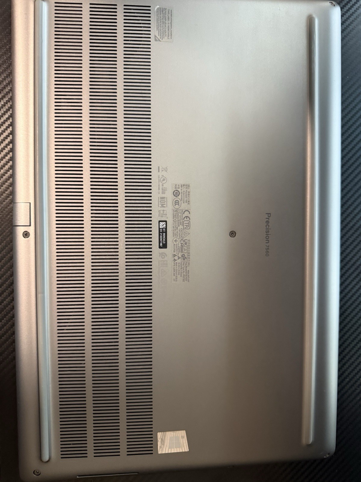 Dell Precision 7560 Laptop Intel Core i5 16GB RAM Windows 11 Silver