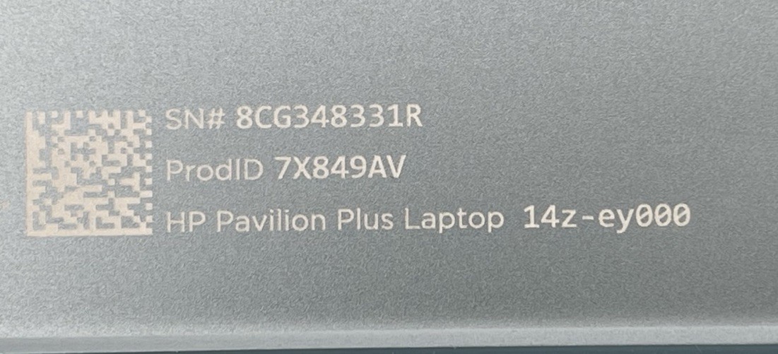 HP Pavilion Plus 14″ Laptop 14z-ey000 w/ AMD Ryzen 5 7540U 3.2GHz CPU & 16GB RAM