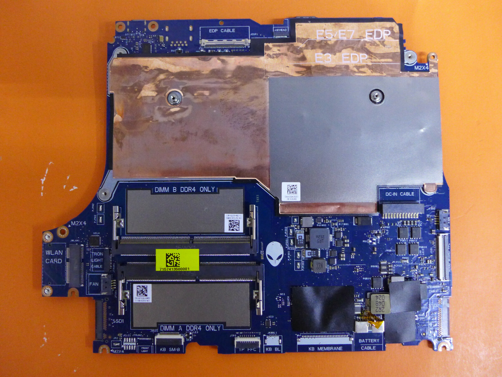 Alienware M15 R5 Laptop Motherboard Ryzen 7 5800H 16GB RAM RTX 3060 F8CRX