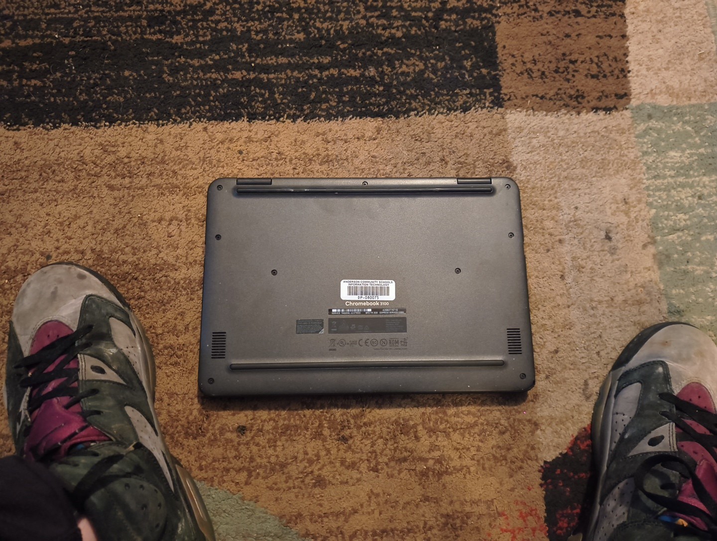 dell Chromebook from school is a chomebook 3100