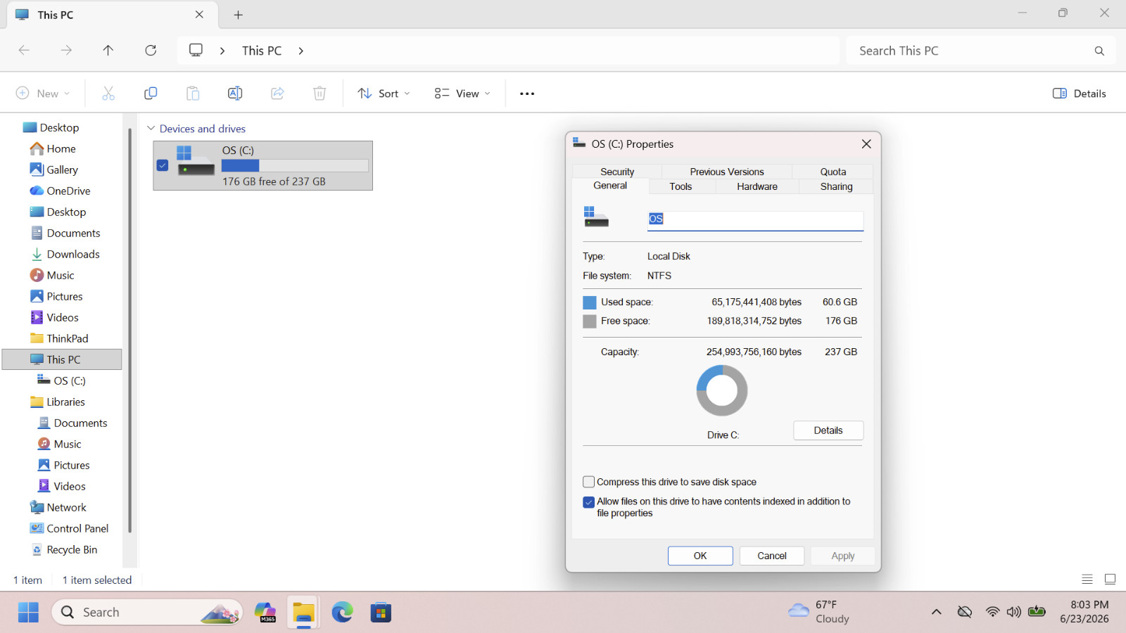 Lenovo ThinkPad T490s (256GB SSD, Intel i5-8365U @1.6GHz ,8GB) [Win 11 Pro 25H2]