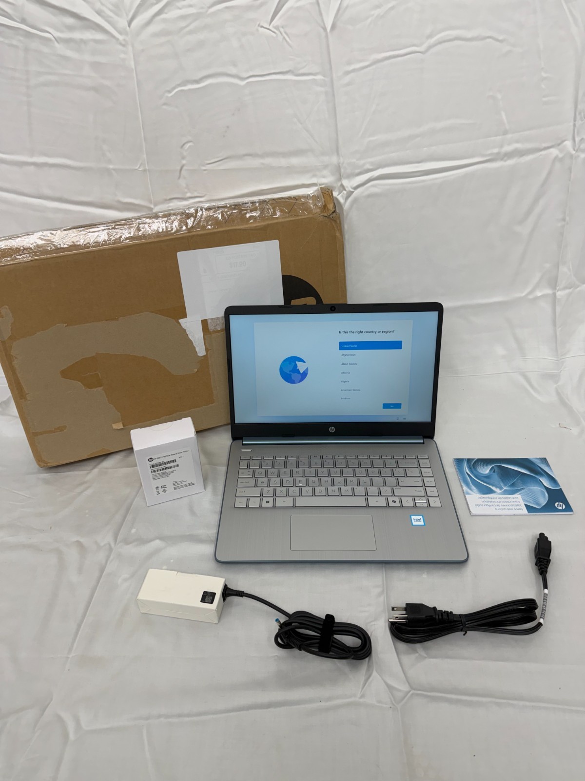 HP – 14″ Laptop – Intel Processor N150 2025 – 4GB Memory – 128GB UFS – Sky Blue