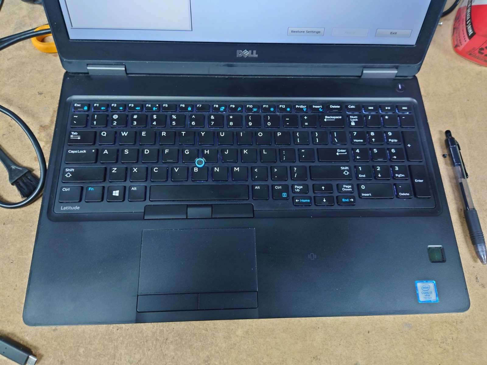 Dell Latitude 5580 15.6″ FHD i7-7820HQ 16GB RAM No OS/SSD