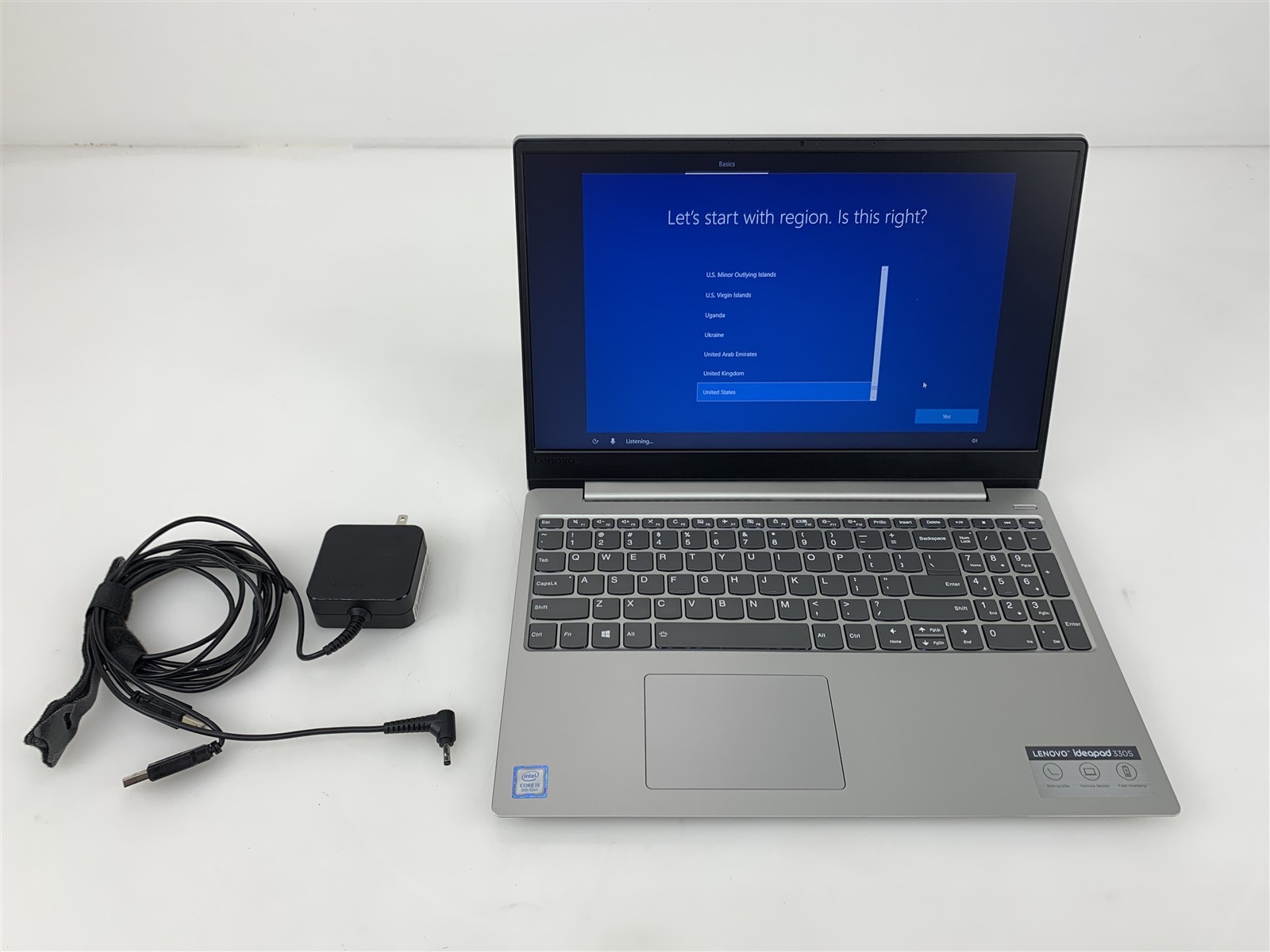 Lenovo Ideapad 330S-15IKB Intel i5-8250U 1.60GHz 8GB RAM 128GB SSD 15.6″ Win 10