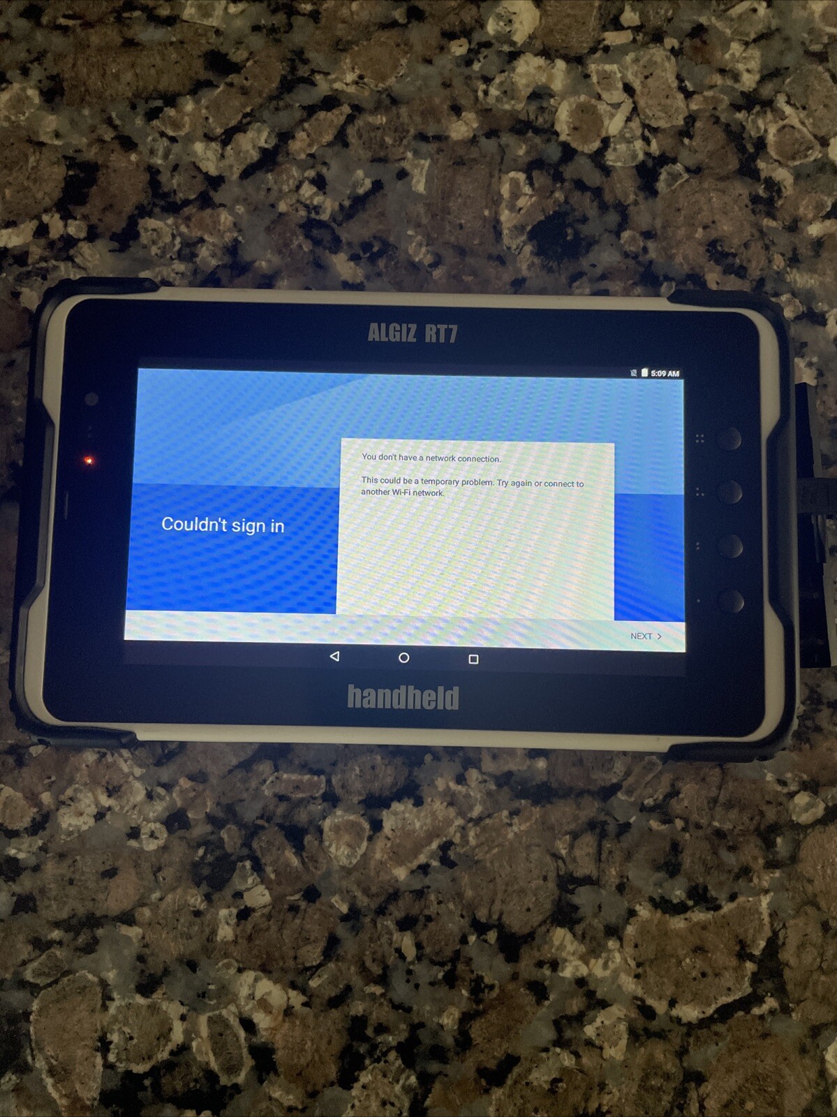 Algiz RT7 Handheld SELLING As Is UNTESTED PARTS/REPAIR