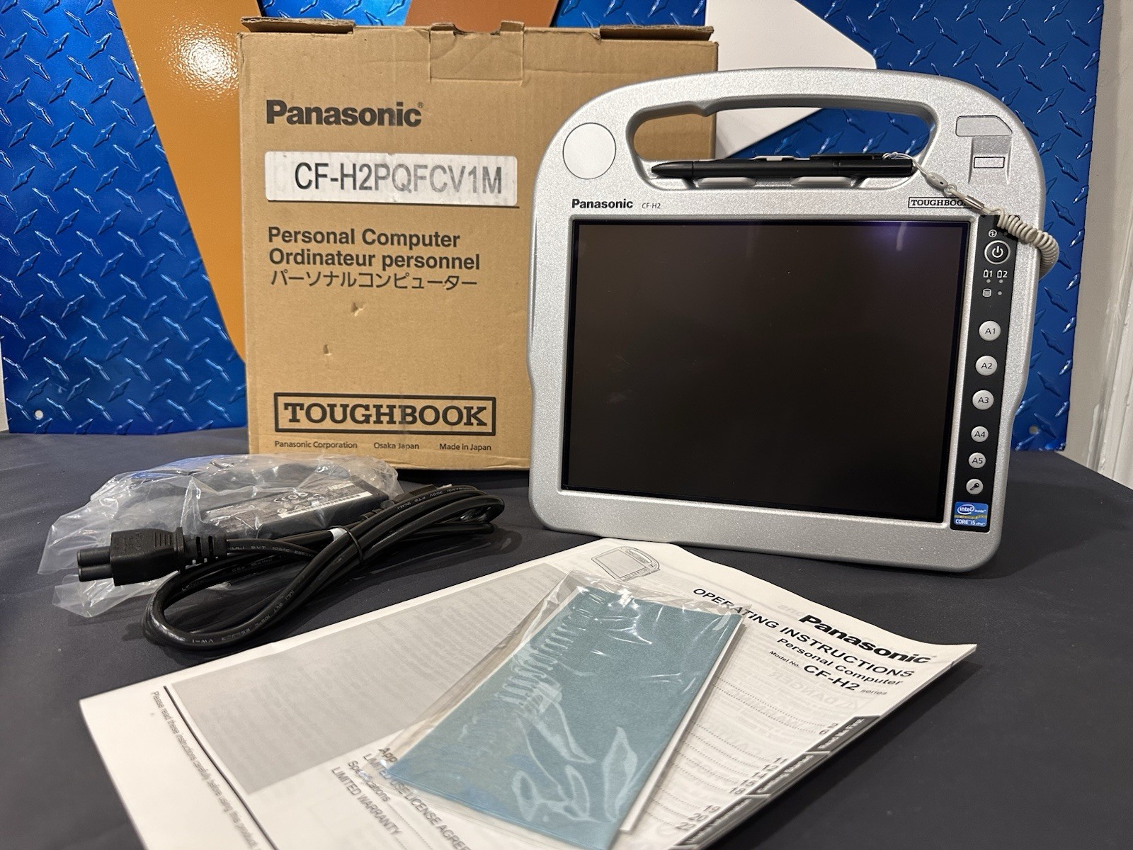 Panasonic CF-H2PQFCV1M Toughbook Touch Tablet CF-H2 i5 1.90GHz 128GB – 100 Hrs