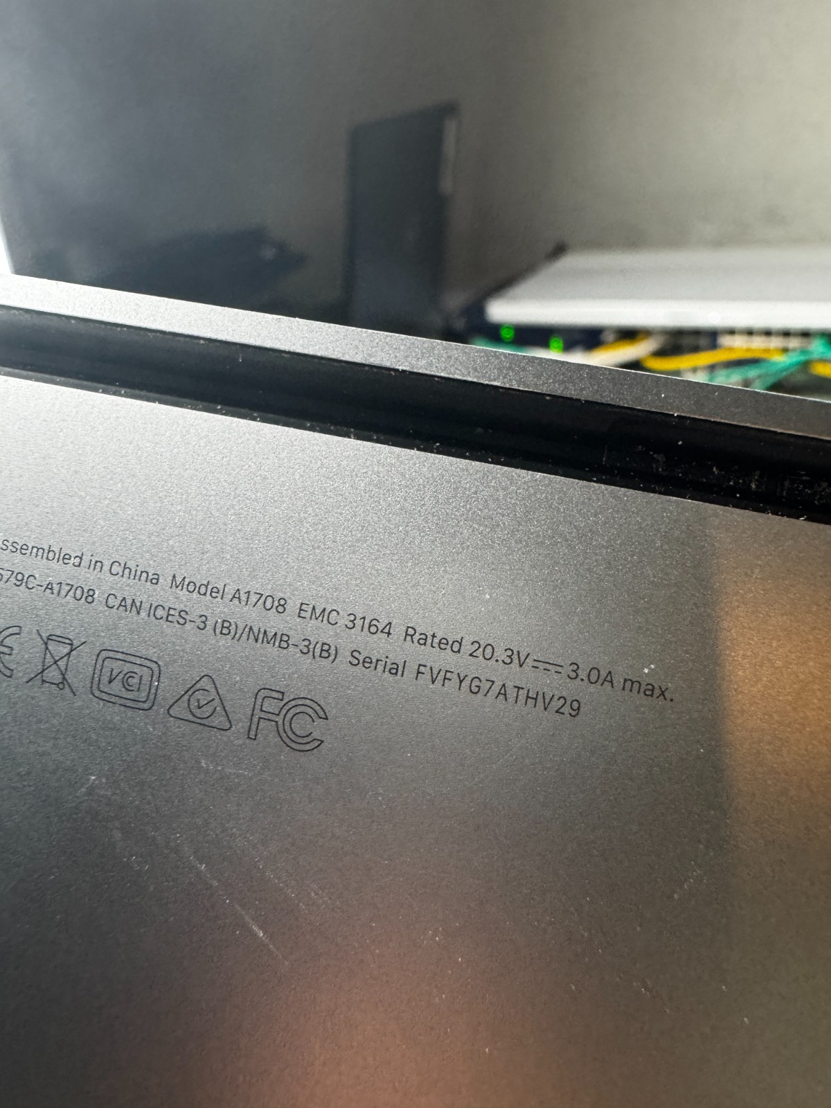 Apple A1708 MacBook Pro 13.3″ Laptop for Parts/Repair #6596