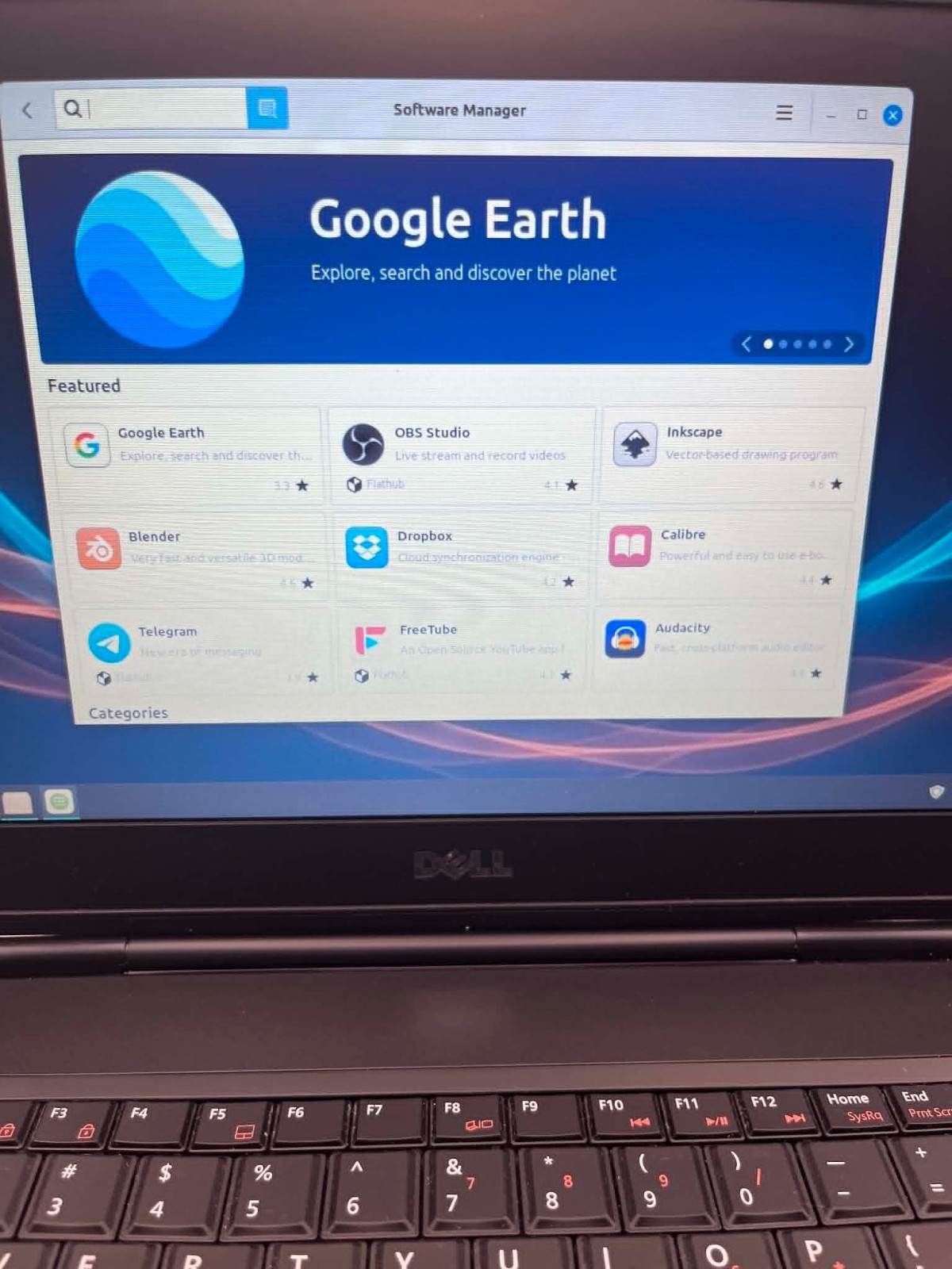 Dell Laptop Linux Mint Cinnamon 8GB Ram,500 GB HD, Good Battery, 1 year warranty