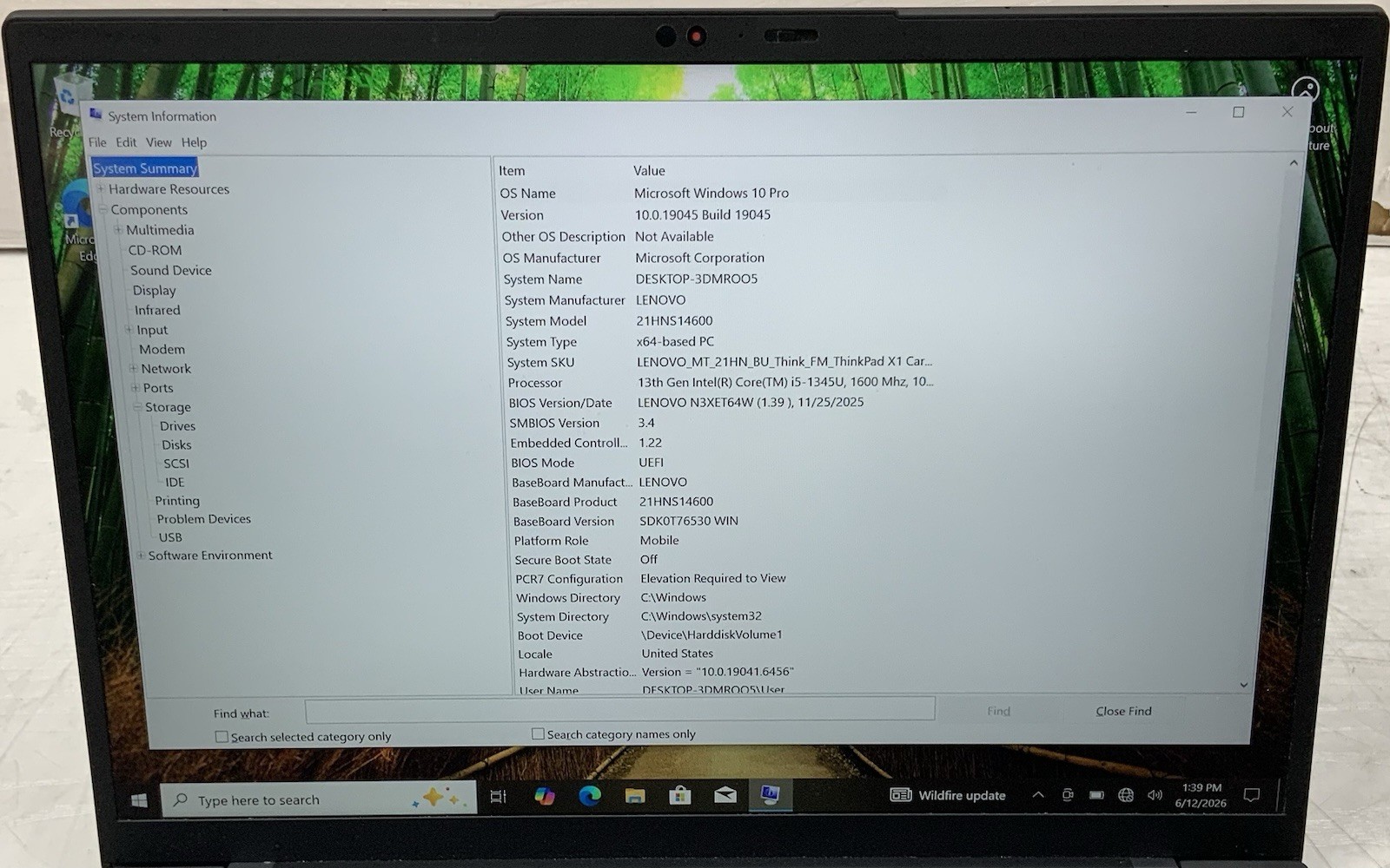 Lenovo ThinkPad X1 Carbon Gen 11 1.6 GHz i5-1345U, 16GB DDR5, 512GB SSD