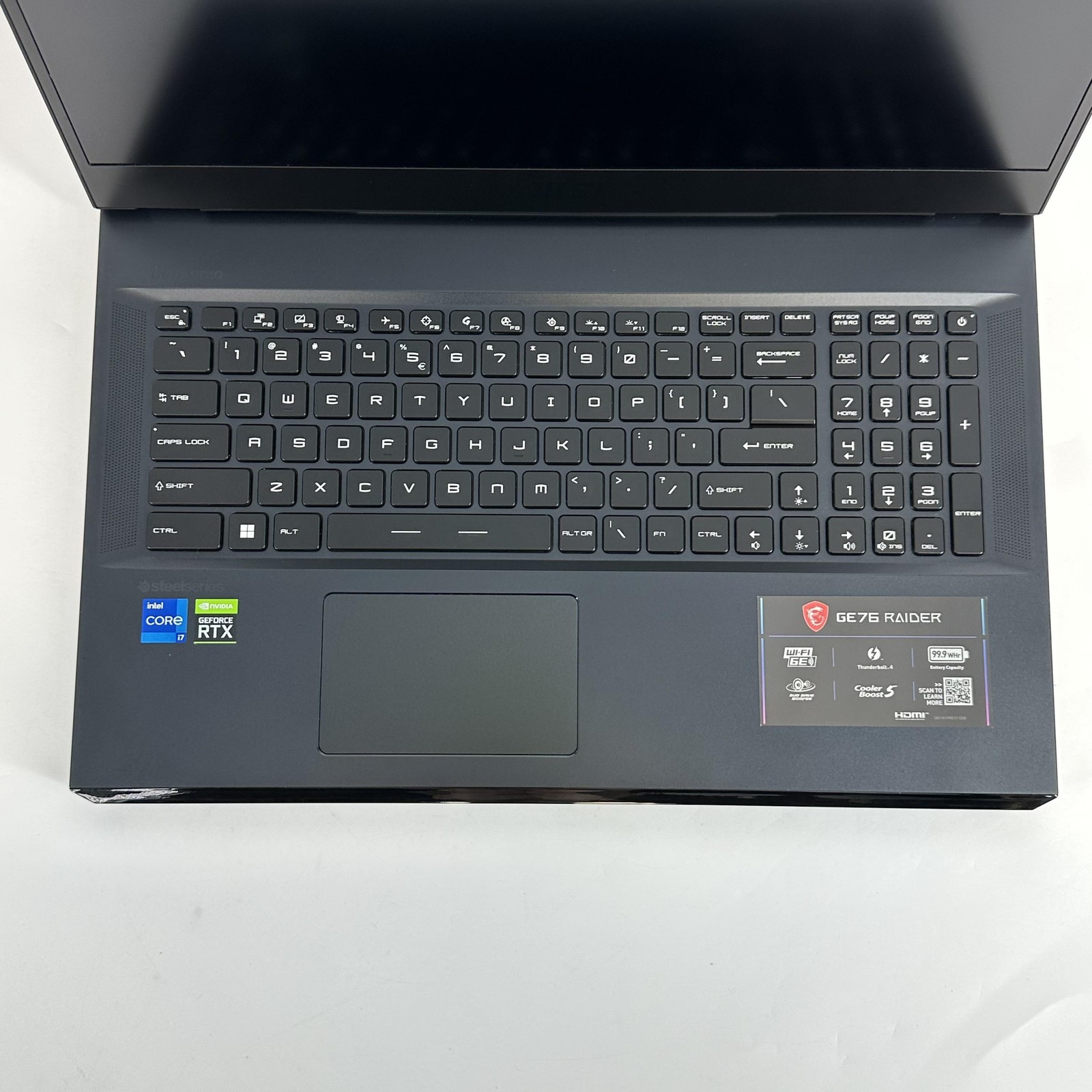 MSI Raider GE76 18 FHD 144Hz i7-11800H 2.30GHz 16GB 1TB SSD RTX 3060 Excellent