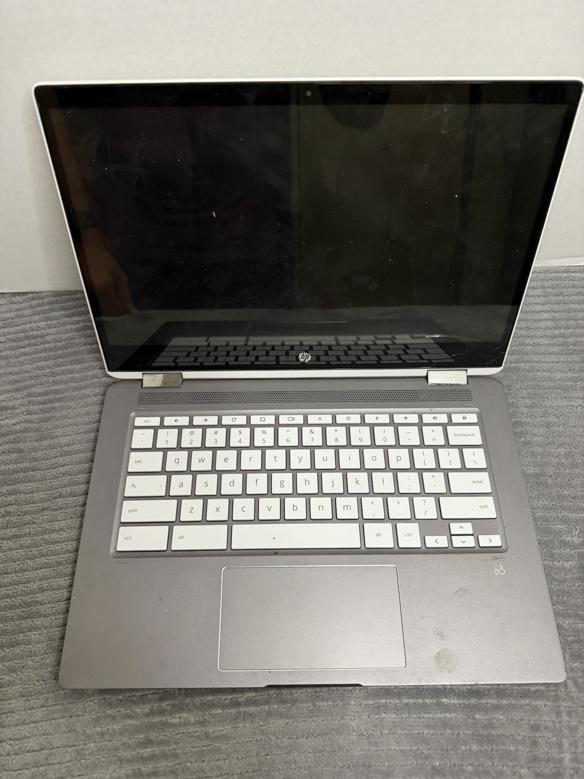 Hp White Chrome Book Laptop For Parts