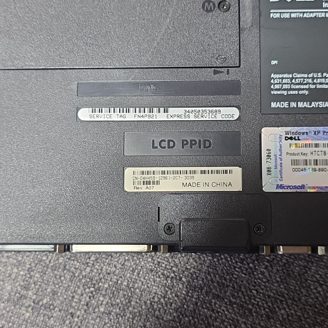 Dell Inspiron 2650 Pentium 4 Windows XP FOR PARTS / REPAIR AS-IS