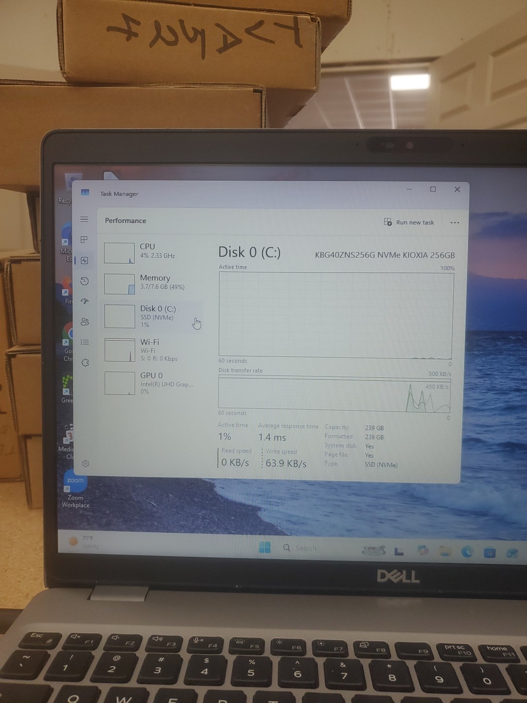 Dell Precision 3550 Laptop – i5-10310U 8GB 256GB SSD 15.6″ 051426-3