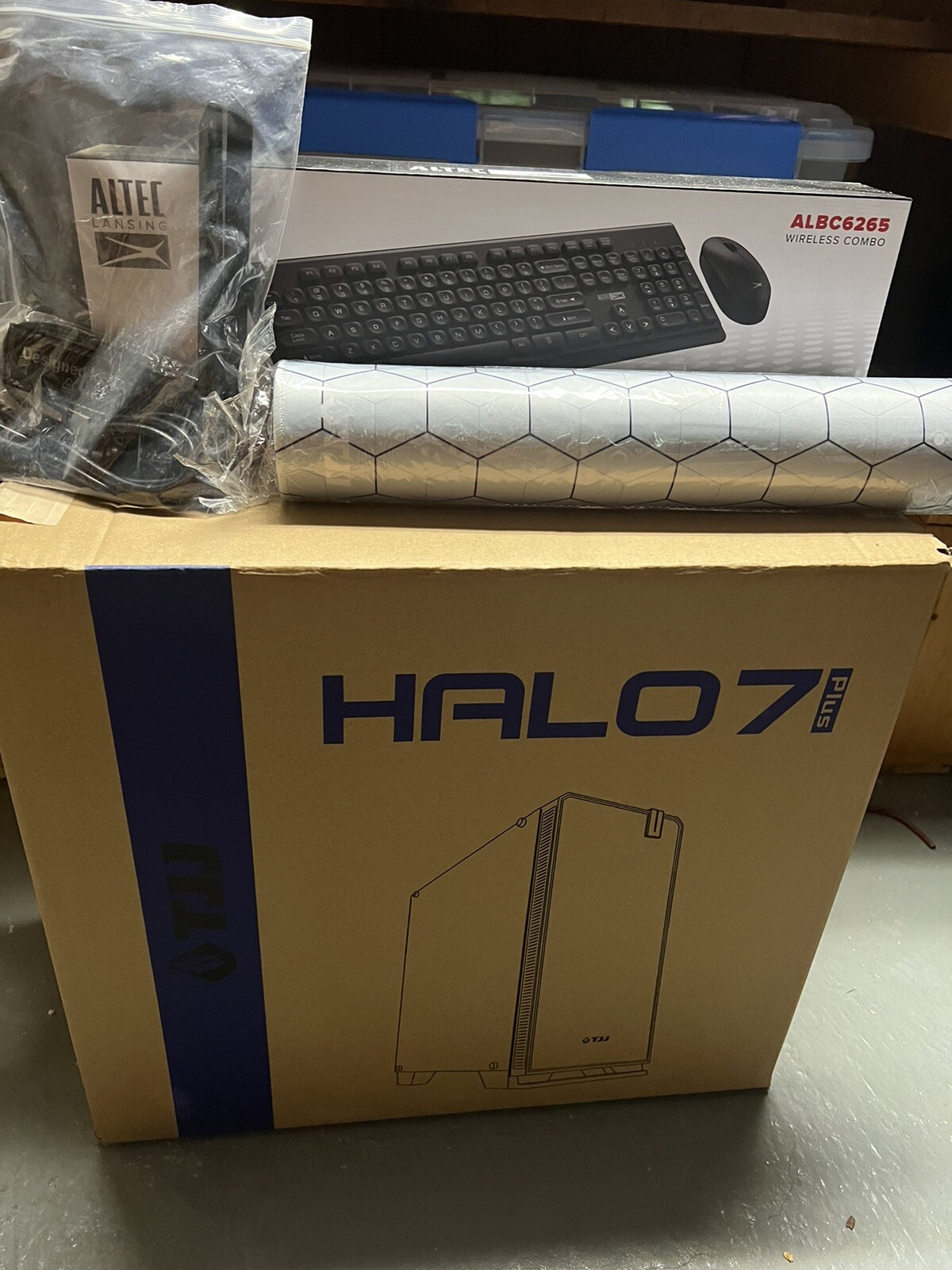 TJJ HALO 7 Plus 6 Gen i7 GAMING Computer W/ Keyboard & Mouse Wireless Combo NEW