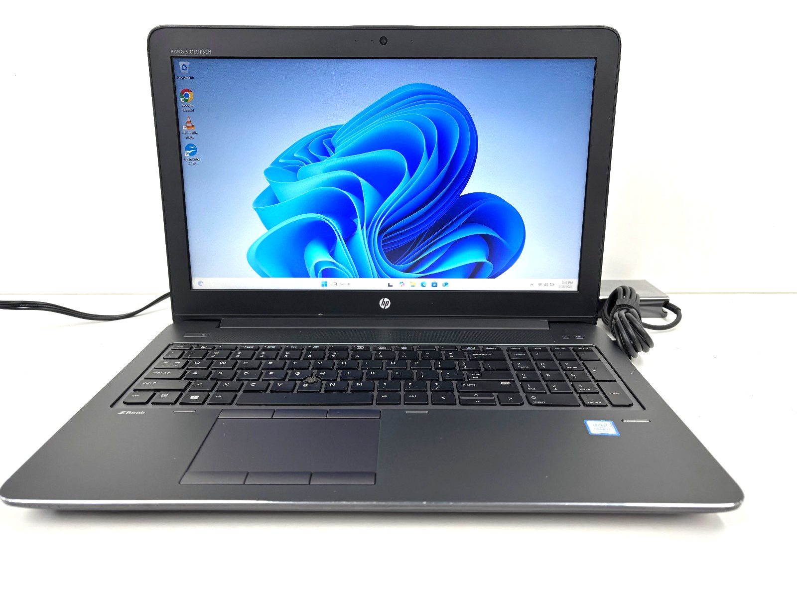HP ZBook 15 G4 15.6” Core i7-7820HQ 32GB 240SSD Quadro M1200 Win11 Pro Grade A-