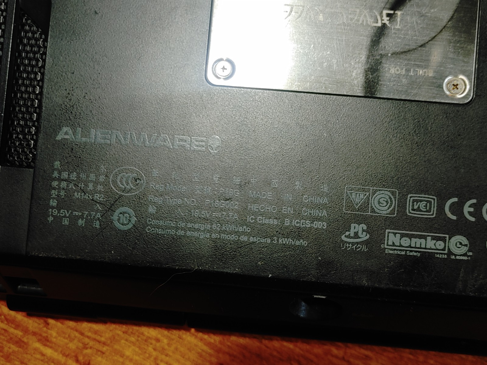 Alienware M14x R2 i7, 8GB, 500GB HDD**READ