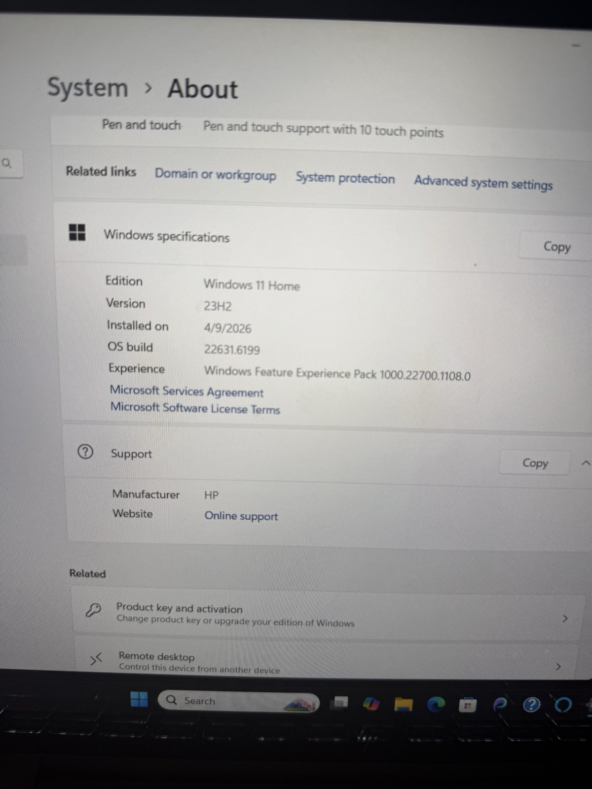 HP Envy x360 2in1 laptop