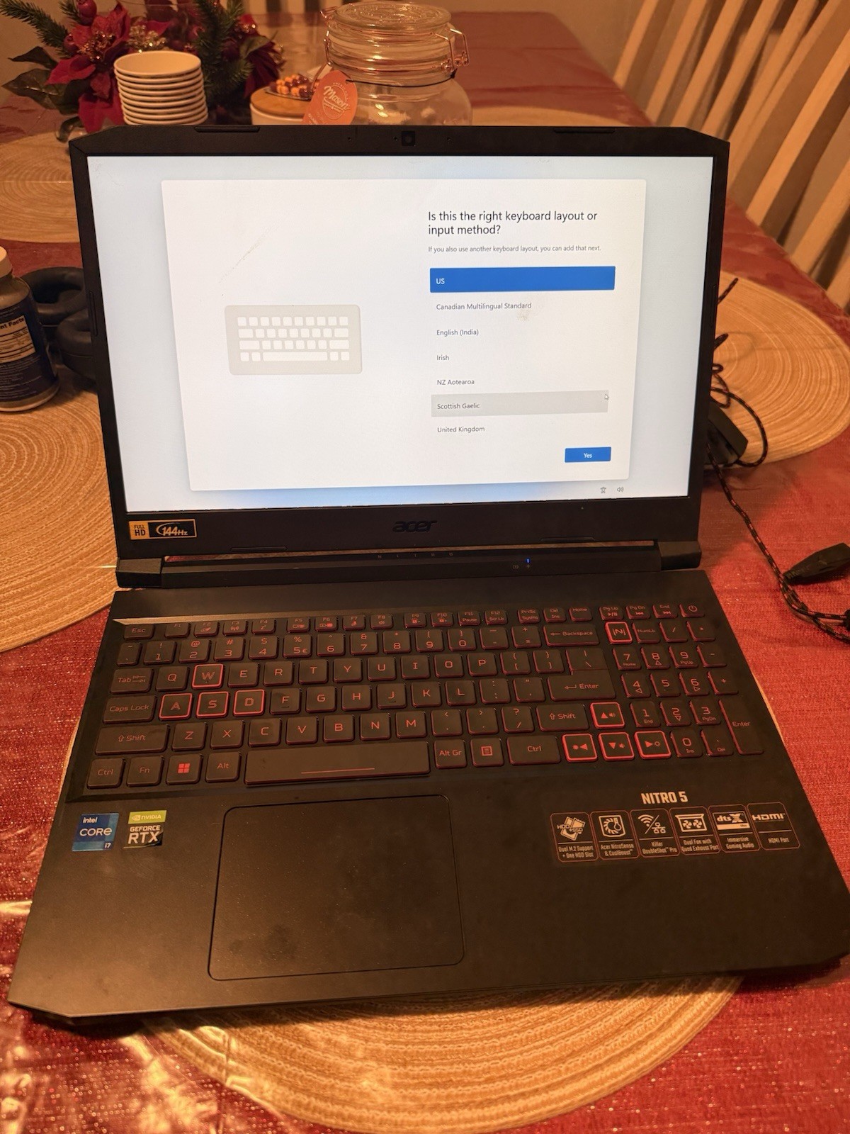 Acer Nitro 5 AN515-57-79TD Gaming Laptop i7 RTX 3050 Ti 15.6″ FHD 8GB 512GB SSD…