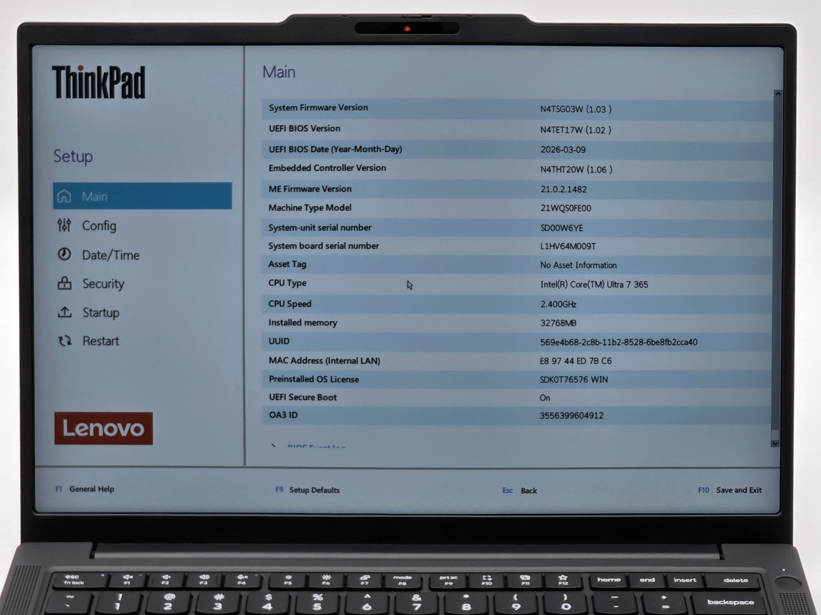 Lenovo ThinkPad T14 Gen 7 14″ FHD+ ULTRA 7 365 512GB SSD 32GB W11P Warranty