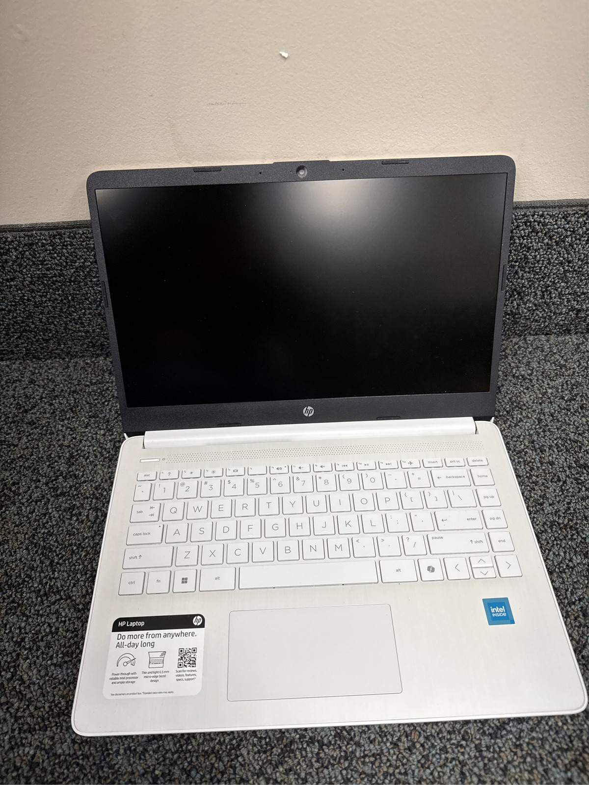 HP 14” HD Laptop, Intel Celeron N4500, 4GB RAM, 64GB eMMC, Windows 11 Home in S