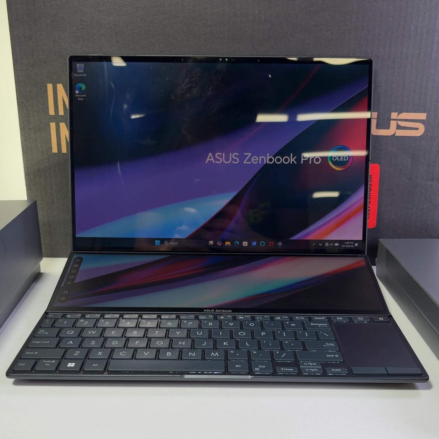 Asus Zenbook Pro 14 Duo UX8402VV 14.5 i9-13900H 2.6GHz 32GB RAM 1TB SSD