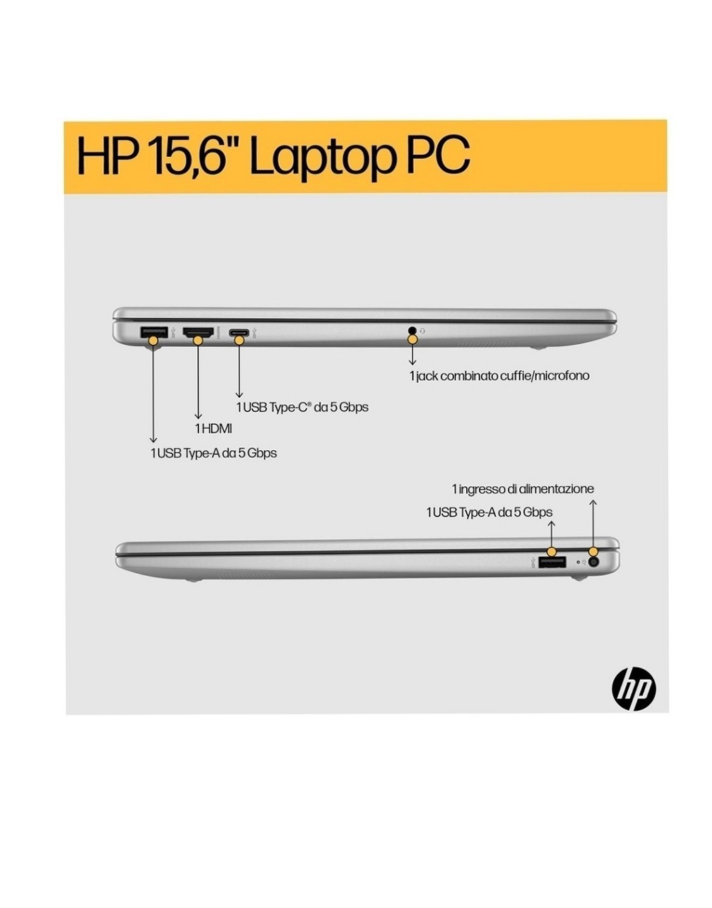 HP 15-FC0096NL Laptop 15.6in AMD Ryzen 7 5825U 16GB RAM 1TB SSD Notebook