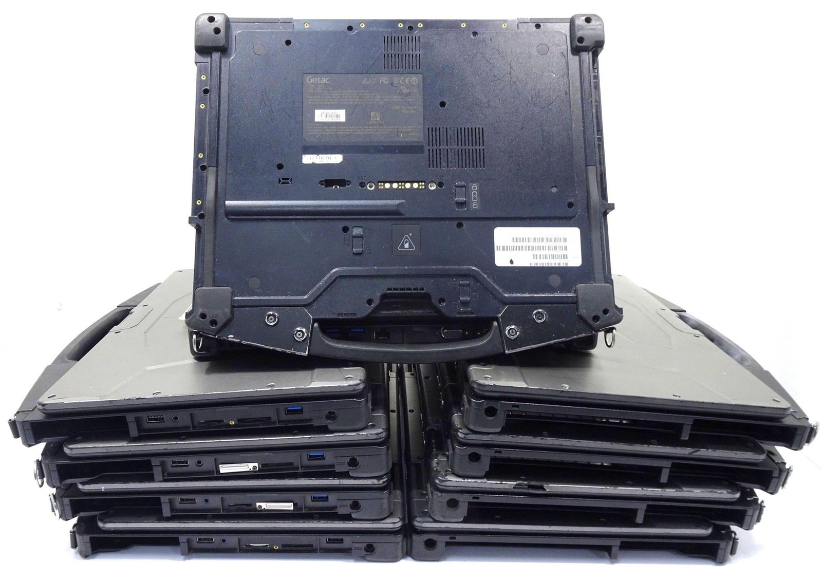Lot 10 Getac S410 Core i5-6300U 2.40GHz No RAM No HD Laptops