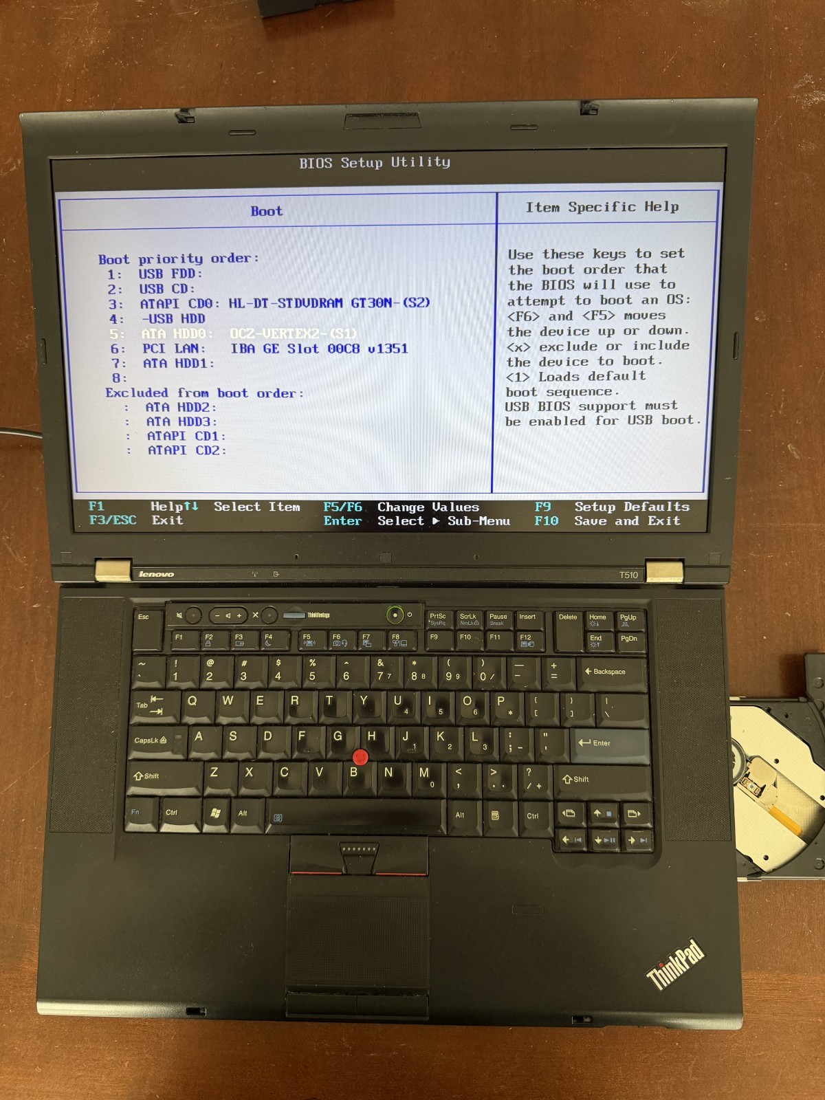Lenovo ThinkPad T510 15.6″ i5-M520 2.40Ghz 4GB SSD 128GB DVDRW Windows 10