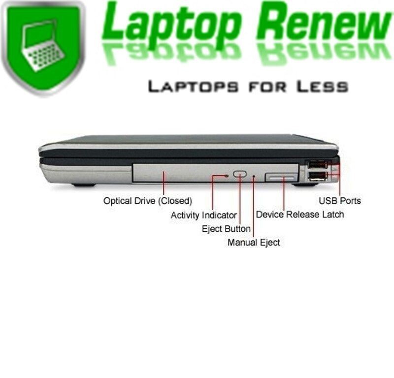 Dell Laptop Duo Windows XP Pro 128gb SSD 2gb RS232 DB9 Serial Com Port -M65
