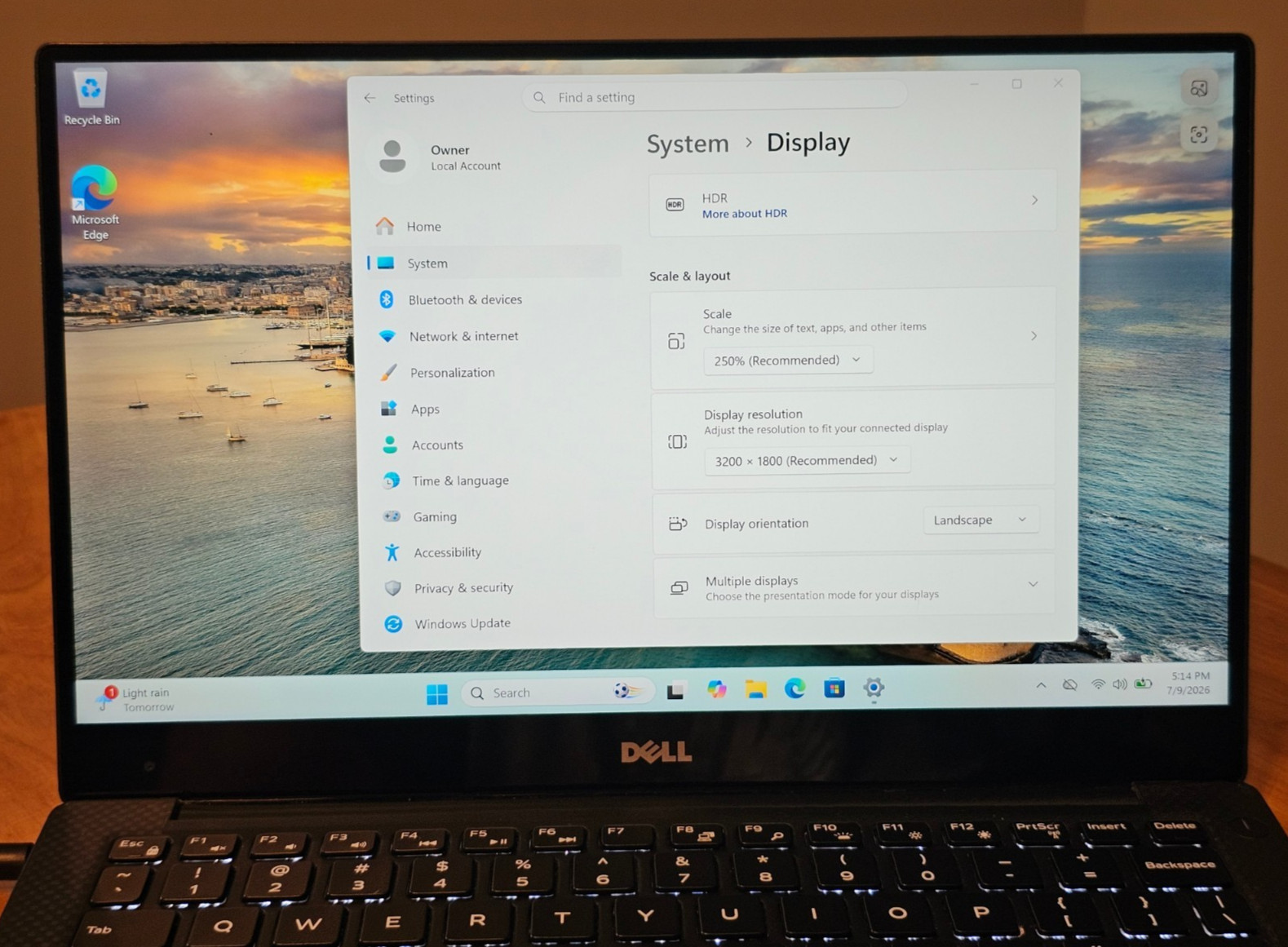Dell XPS 13 9360 i7-8550 16GB RAM 128GB NVMe QHD+ Touchscreen Bad Battery
