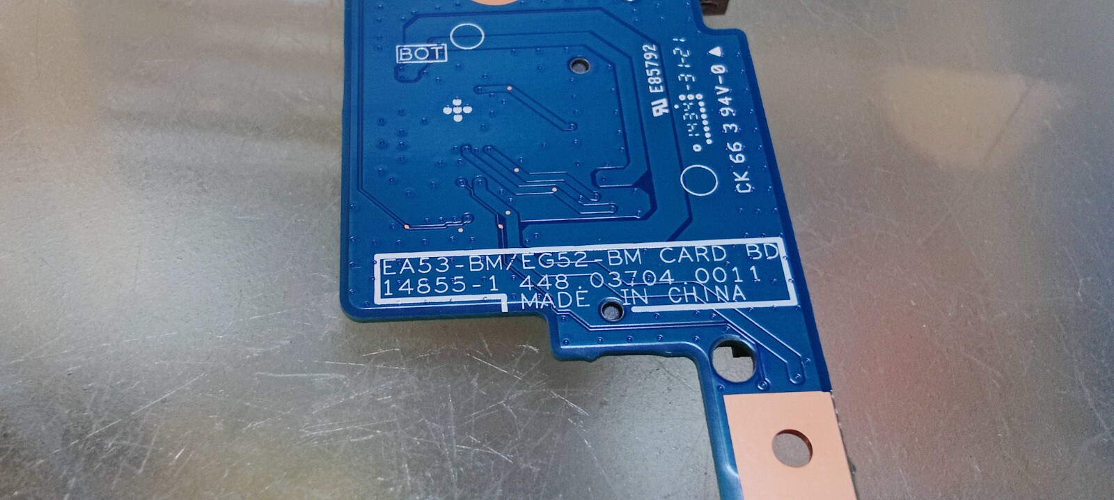 ACER ES1-512 ES1-531 ES1-571 E5-511 E5-571 SCHEDA ACCENSIONE SD 448.03704.0011