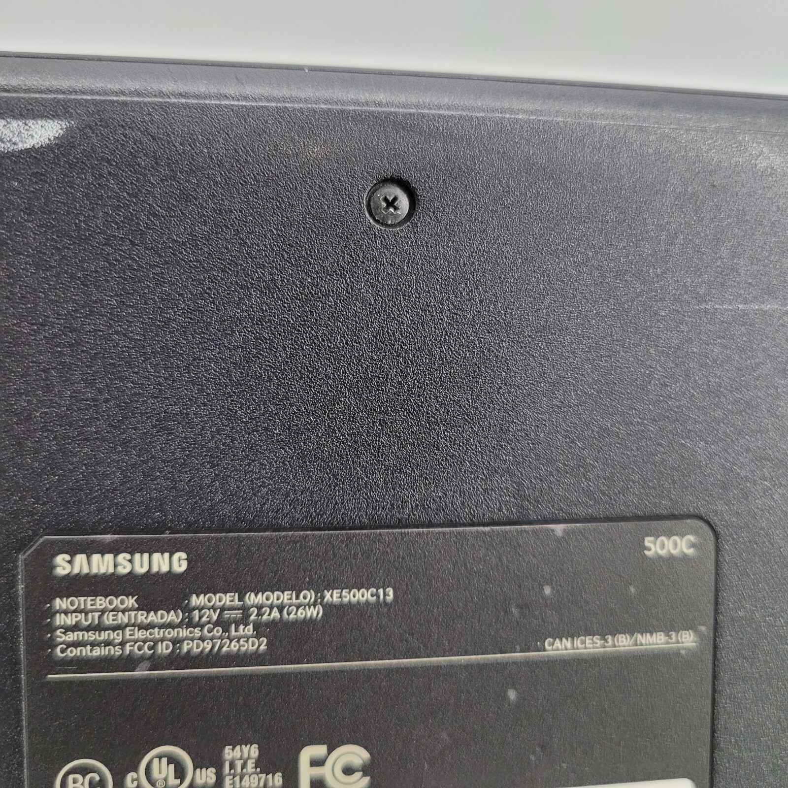 Samsung Chromebook XE500C13 Intel Celeron 1.6GHz 8GB 64GB SSD 12″ *Boot to Bios